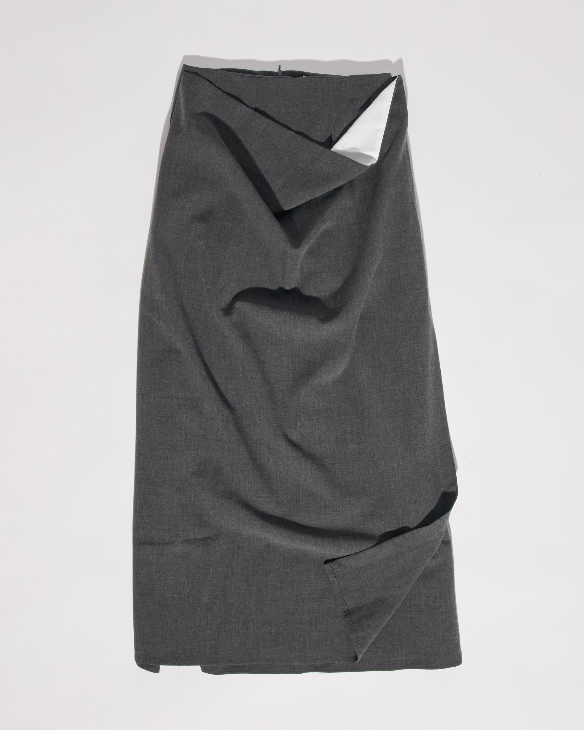 Wool Blend Maxi Skirt