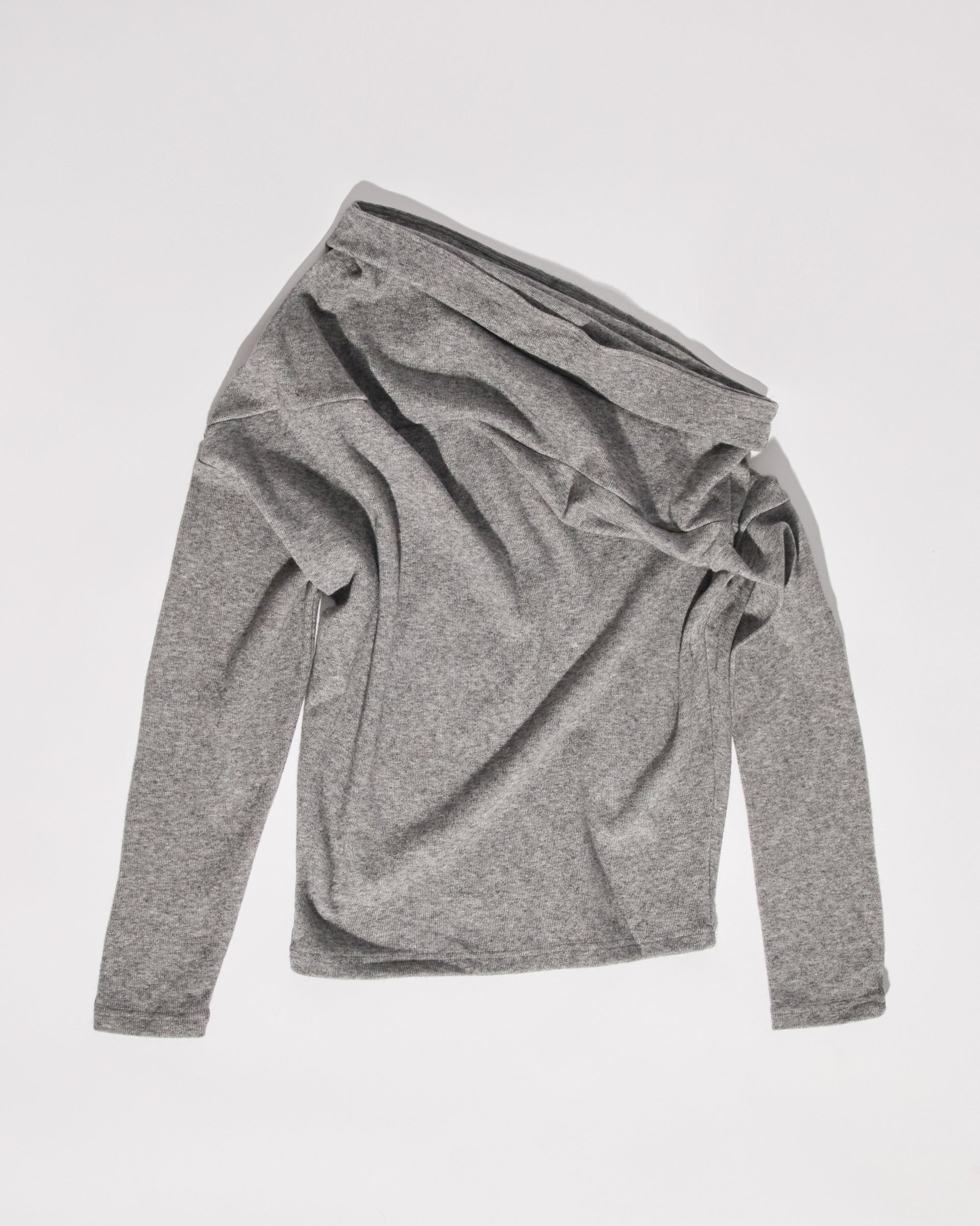 Asymmetrical Wool Blend Sweater