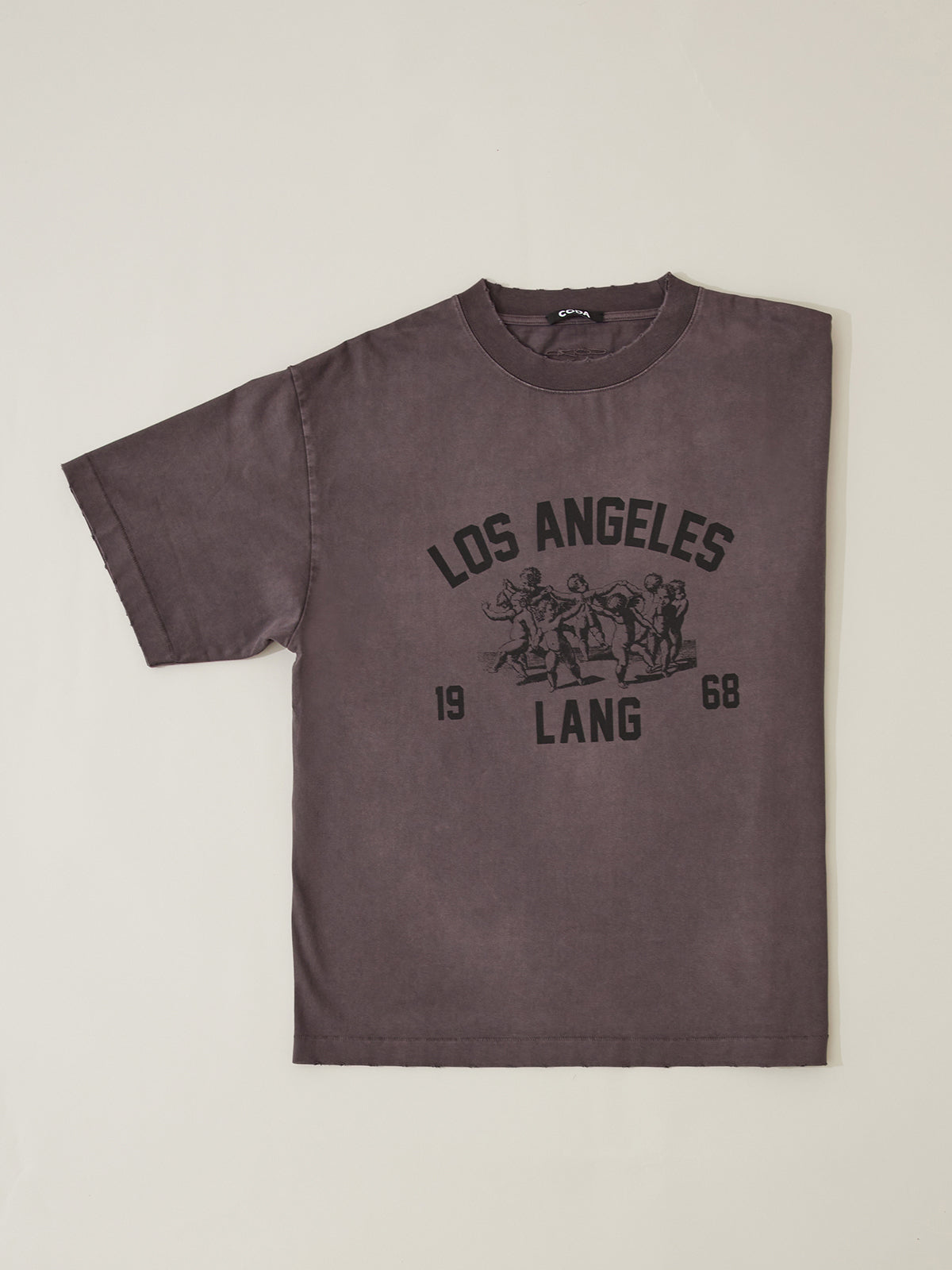 *EXCLUSIVE* LANG x CODA Distressed Aging "1968" T-Shirt