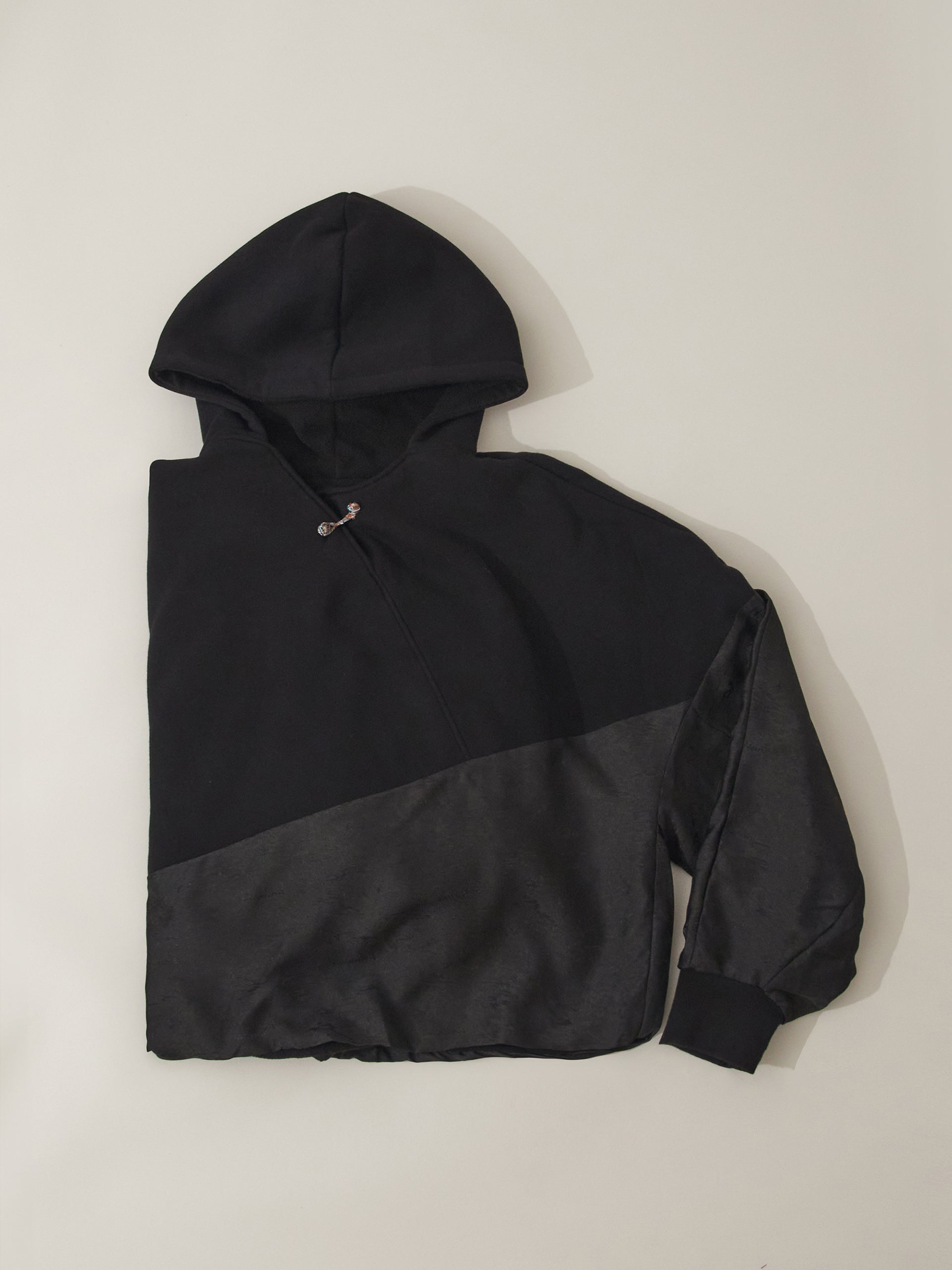 Han Patch Double Layer Hoodie