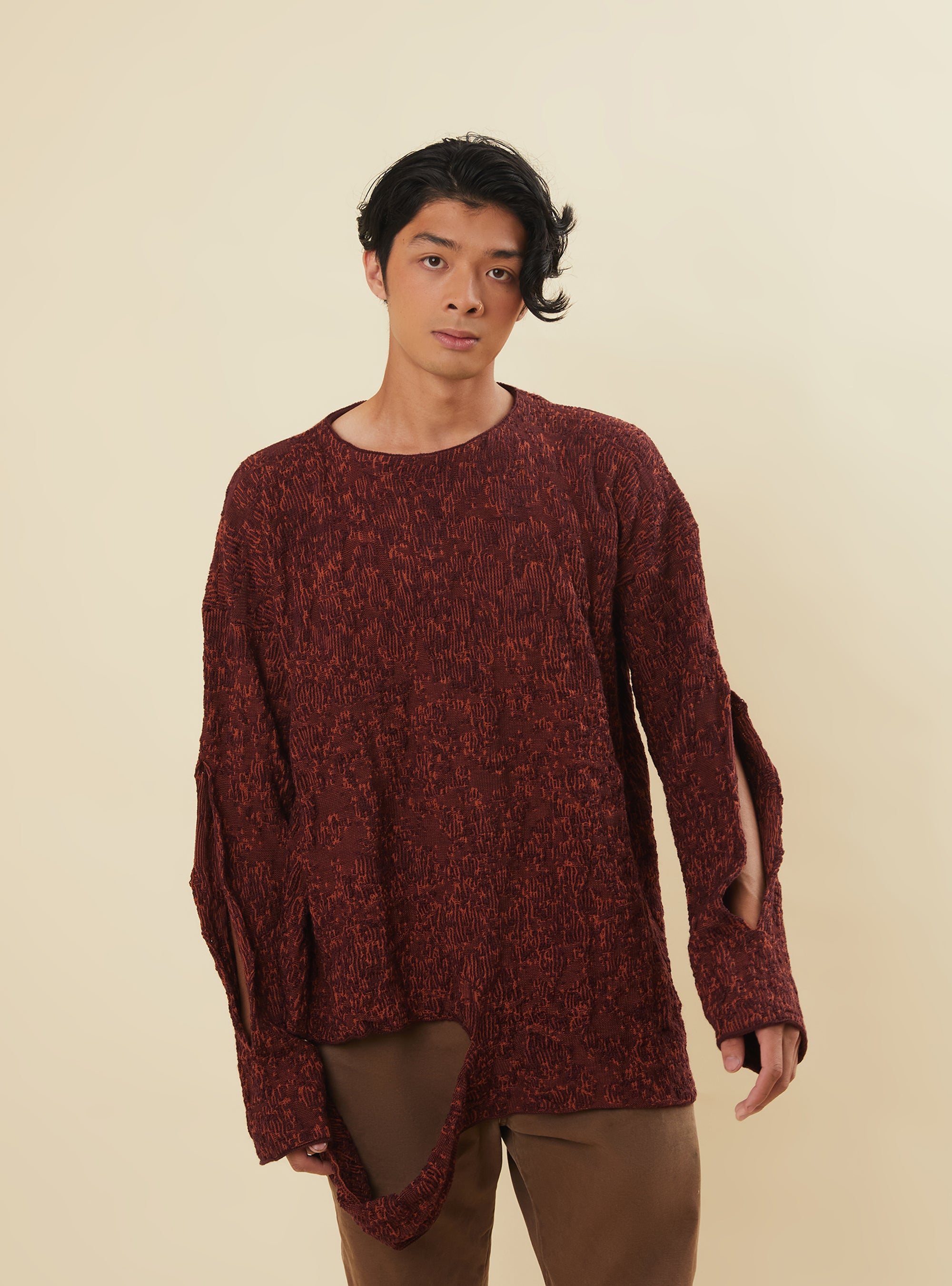 Roth Textured Knit Sweater