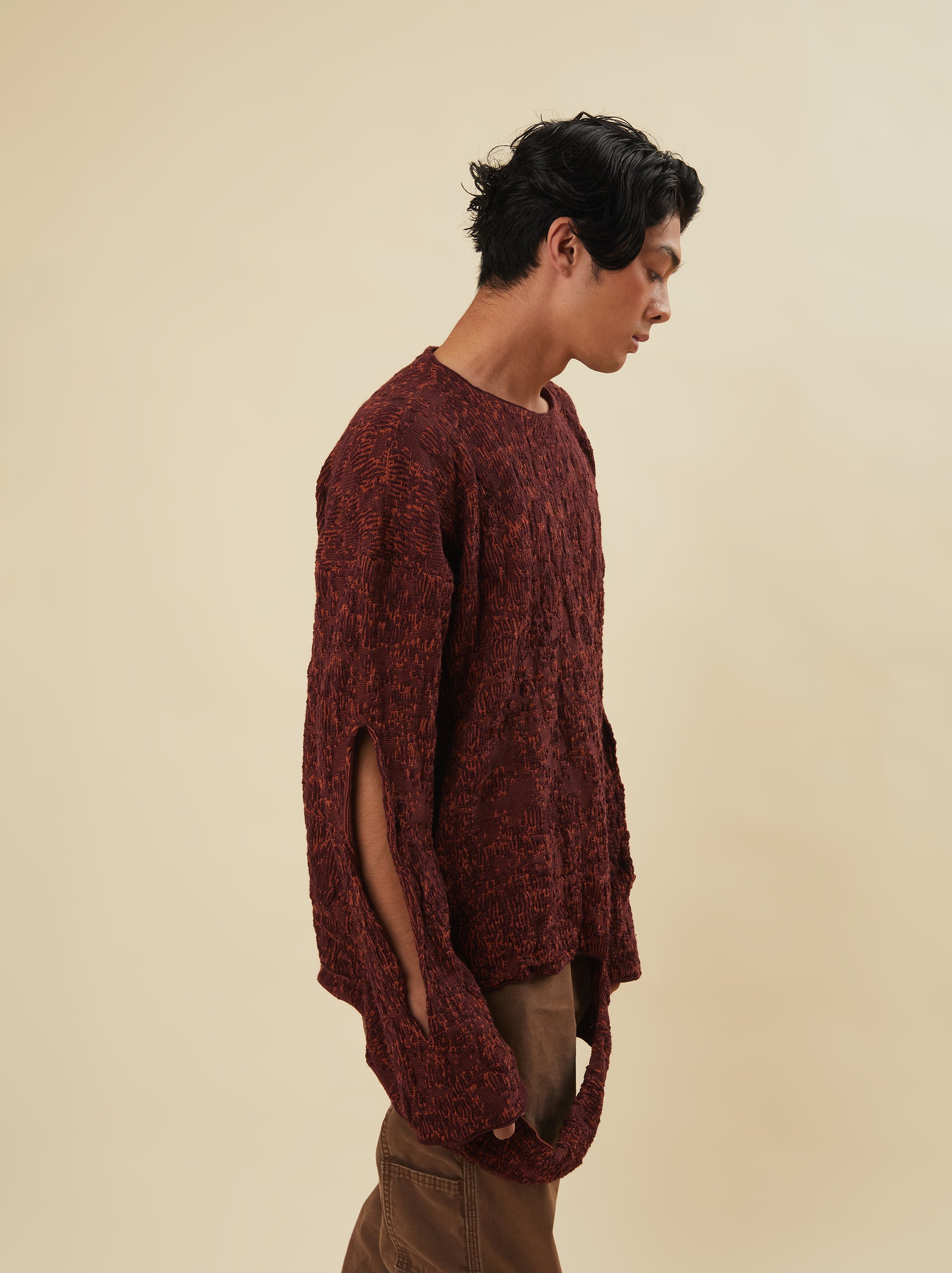 Roth Textured Knit Sweater