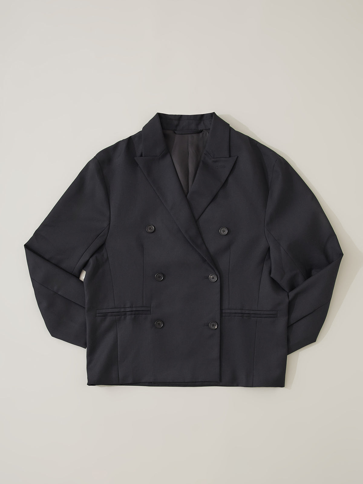 Asphalt Double Breasted Lento Blazer