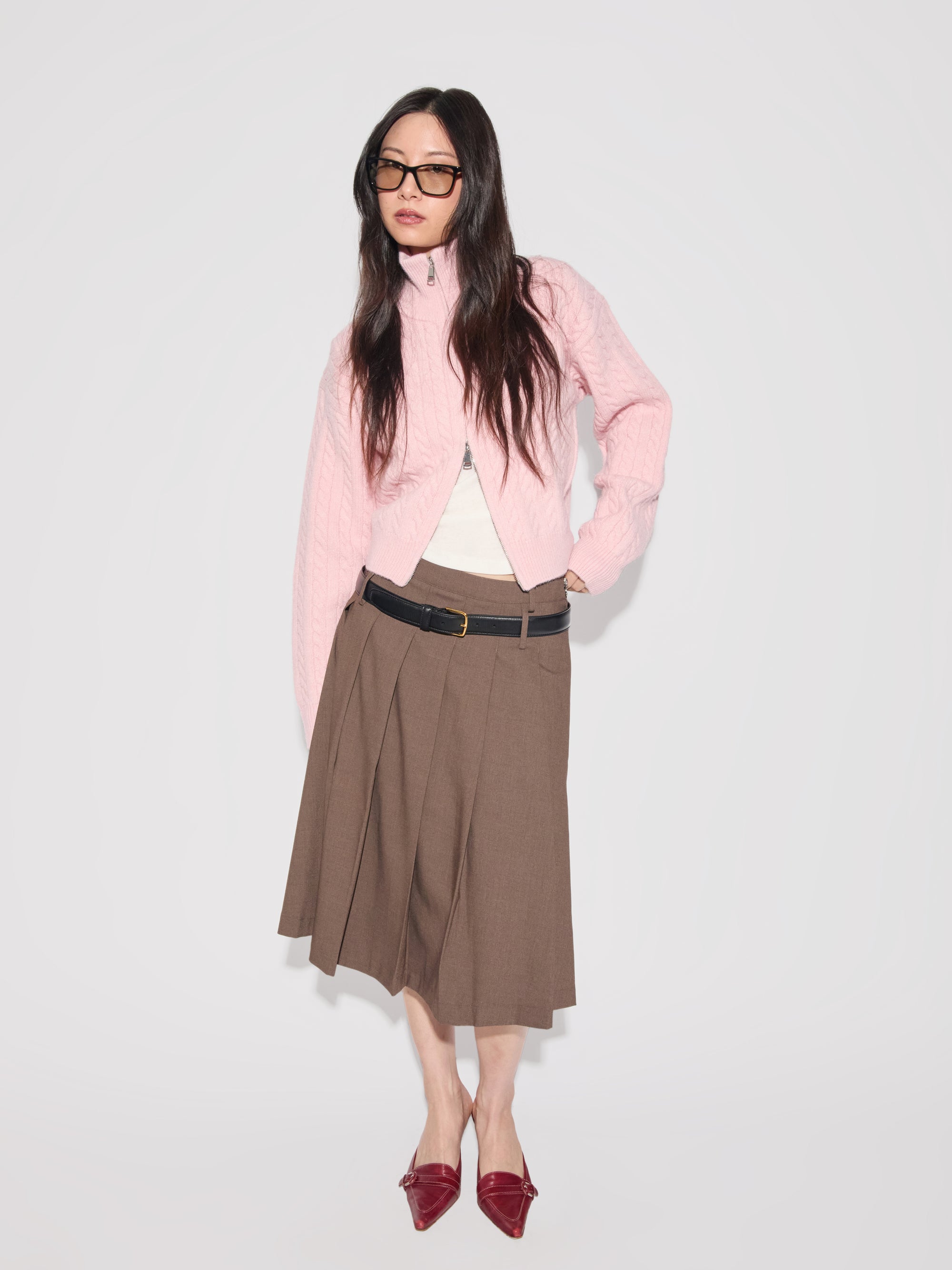 Two Way Zip Cardigan