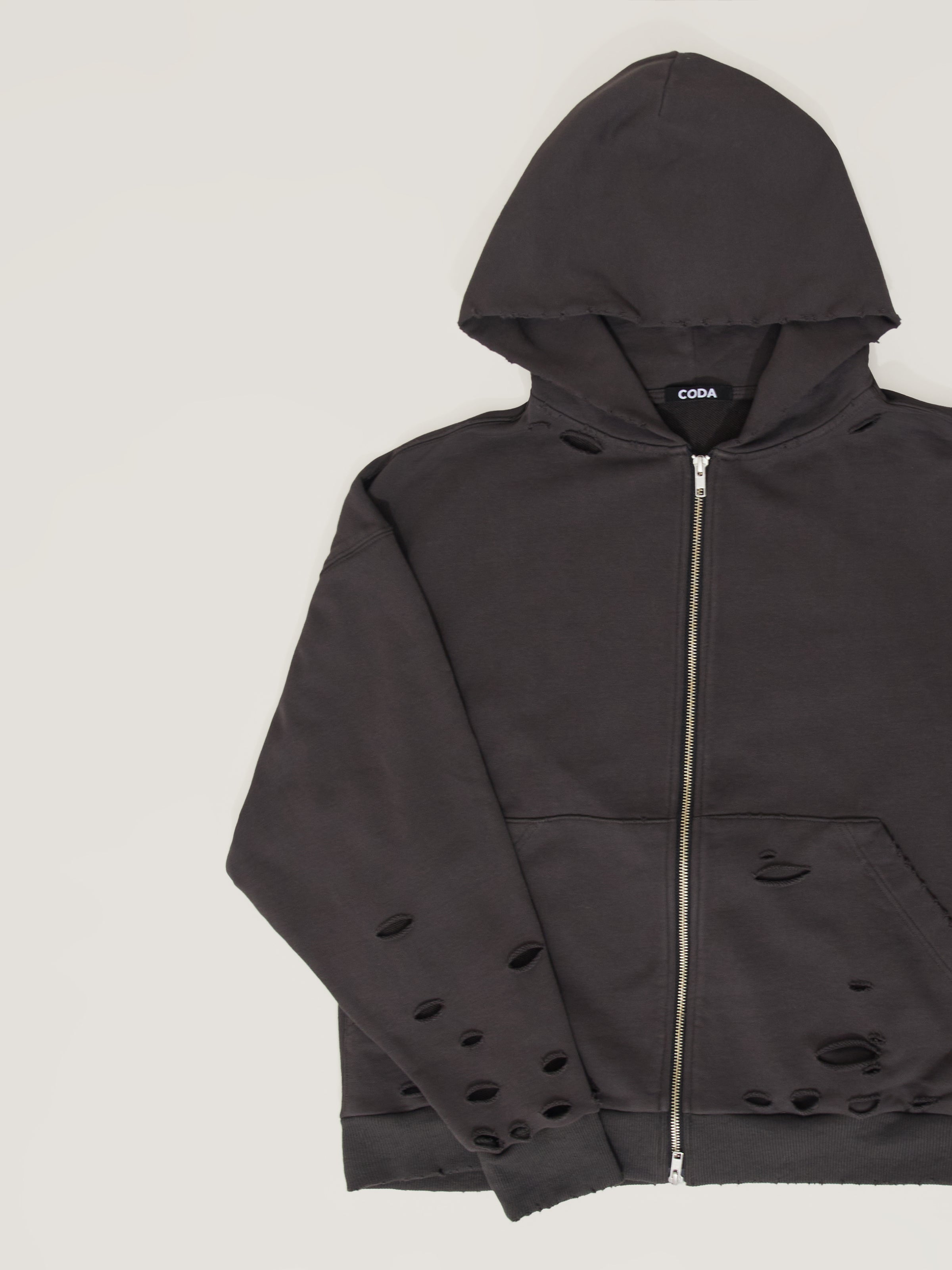 【oan】Vintage Dying Hood Zip Up oan】Vintage Dying Hood Zip Up
