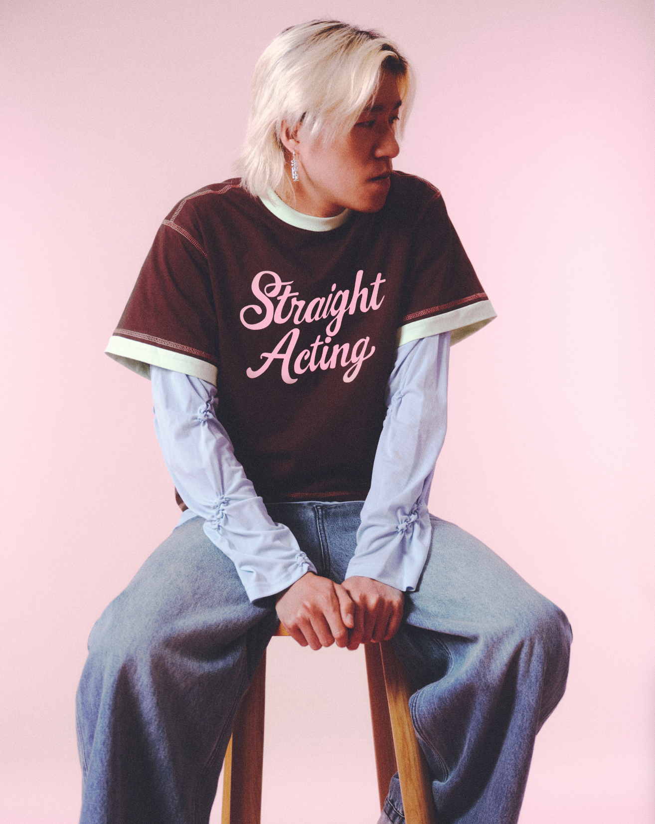 LANG x Ponder.er "Straight Acting" T-Shirt