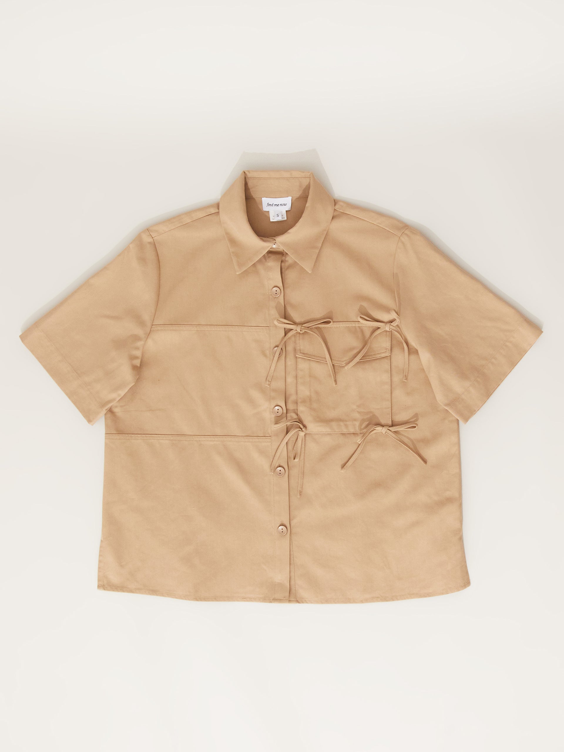 Cargo Bow Button Down Top