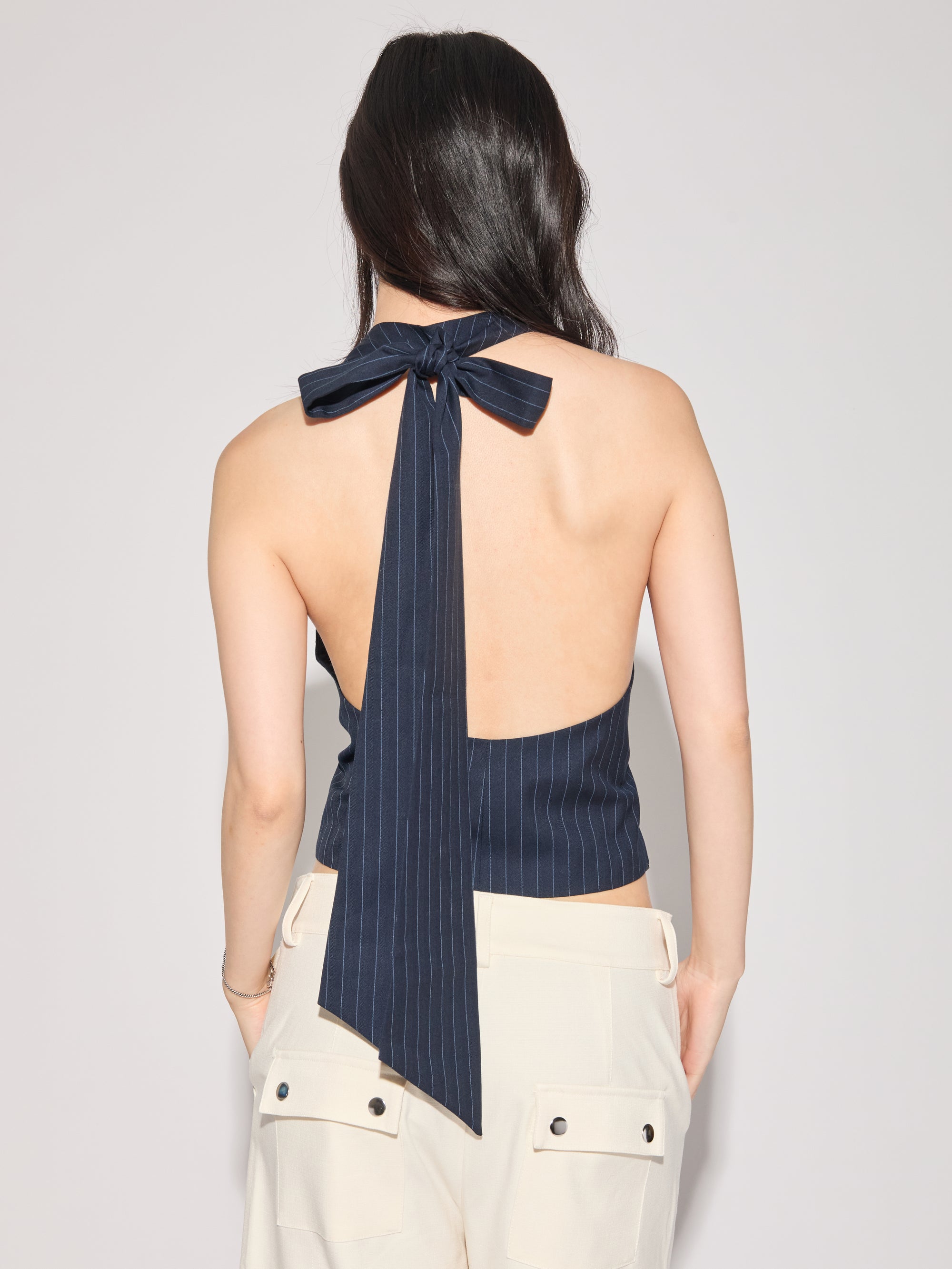 Chad Tie Neck Halter Top