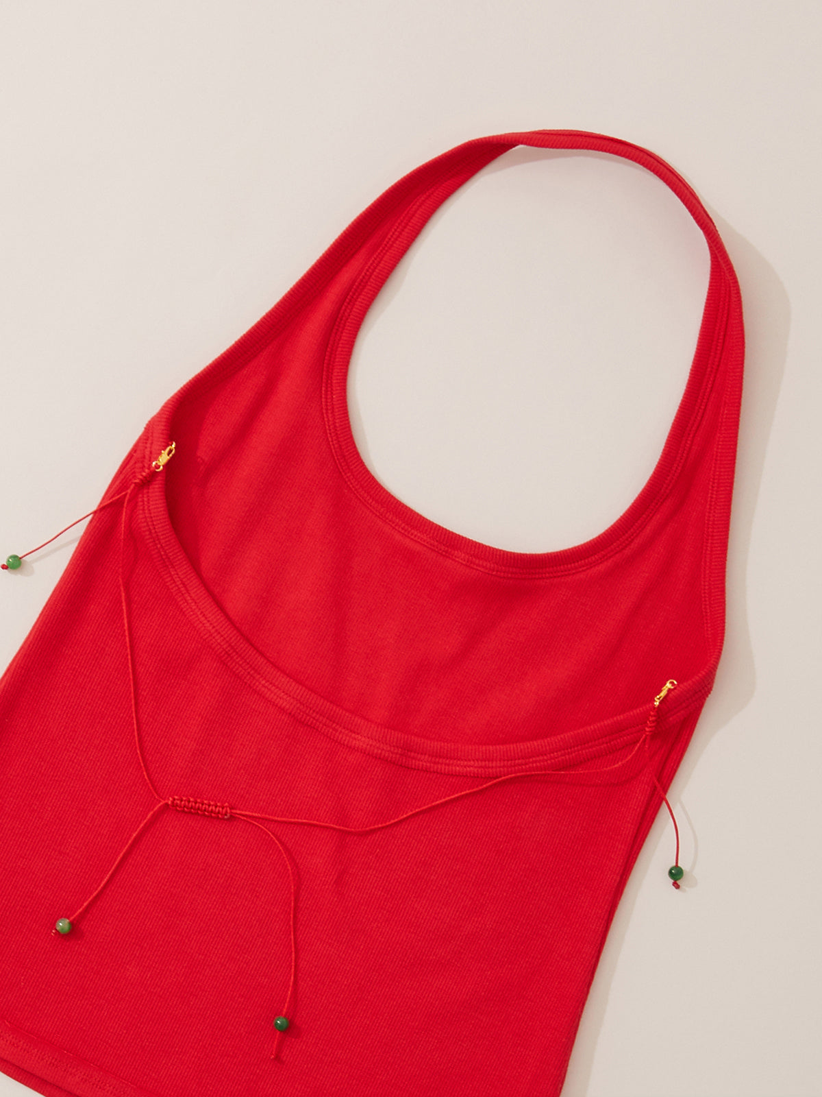 Lucky Knot Halter Neck Top