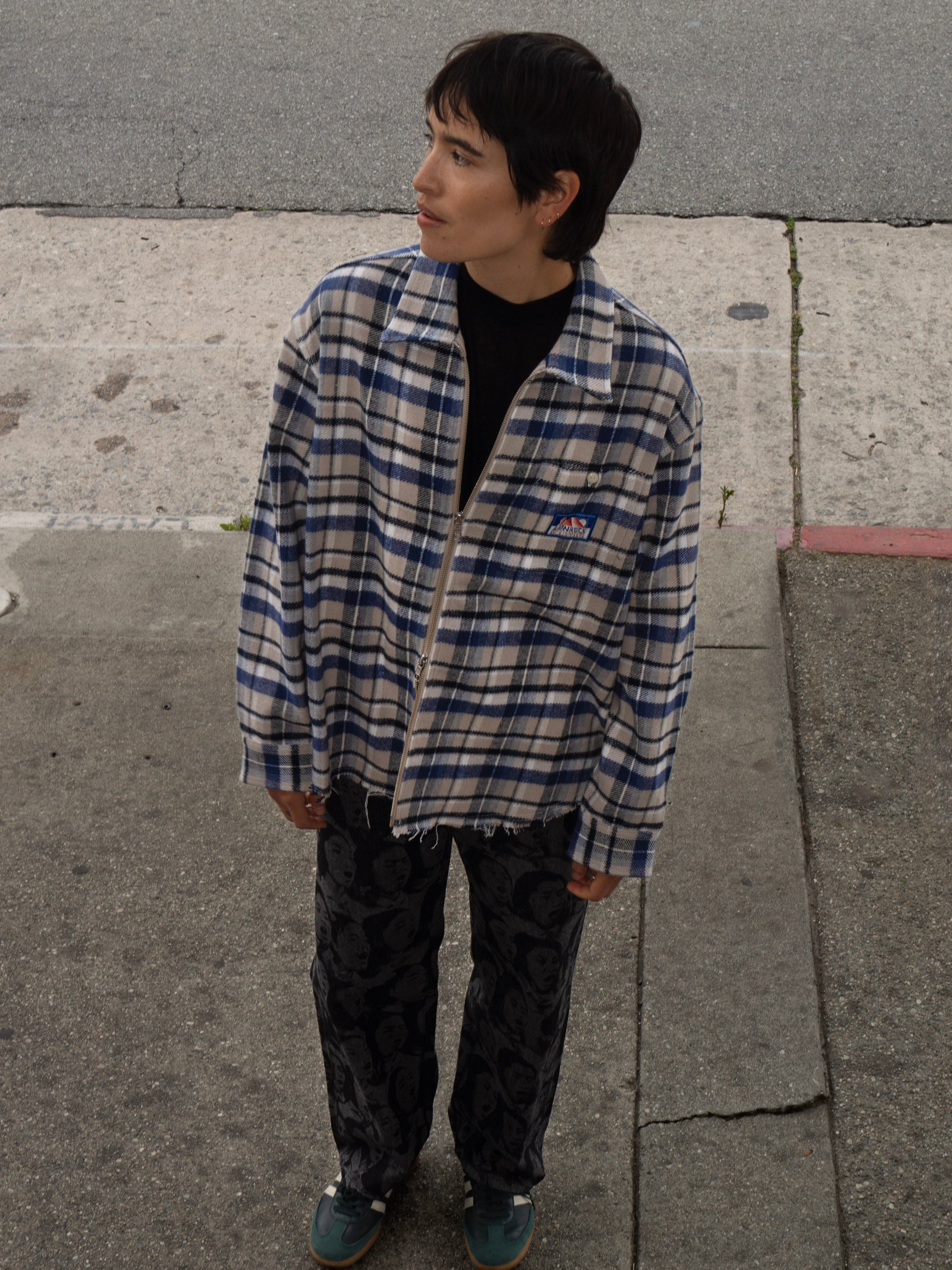 Lionrock Plaid Zip Shirt