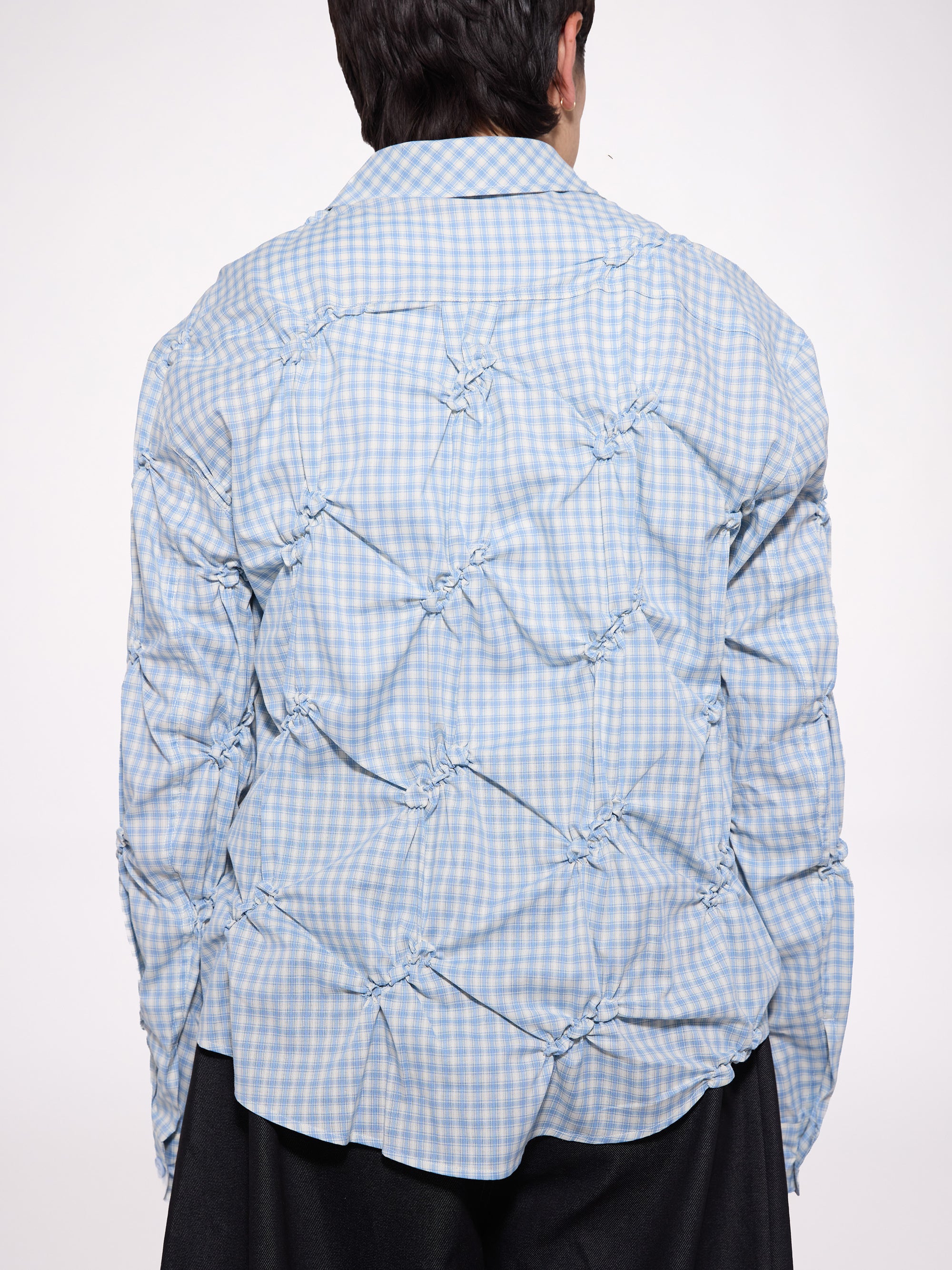 "ATTIRE" Smocked Shirt