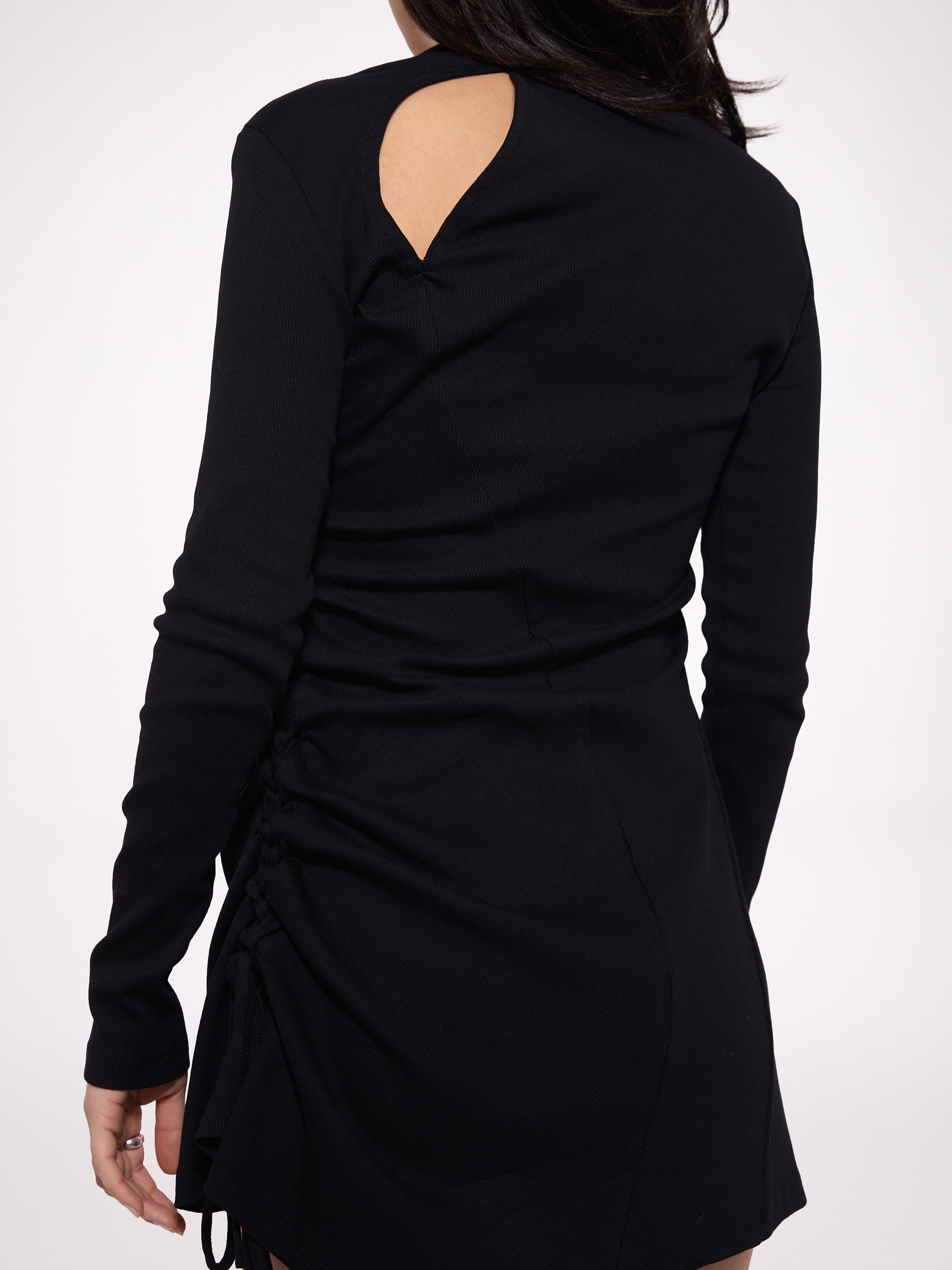 "LEVER" Gathered Dress