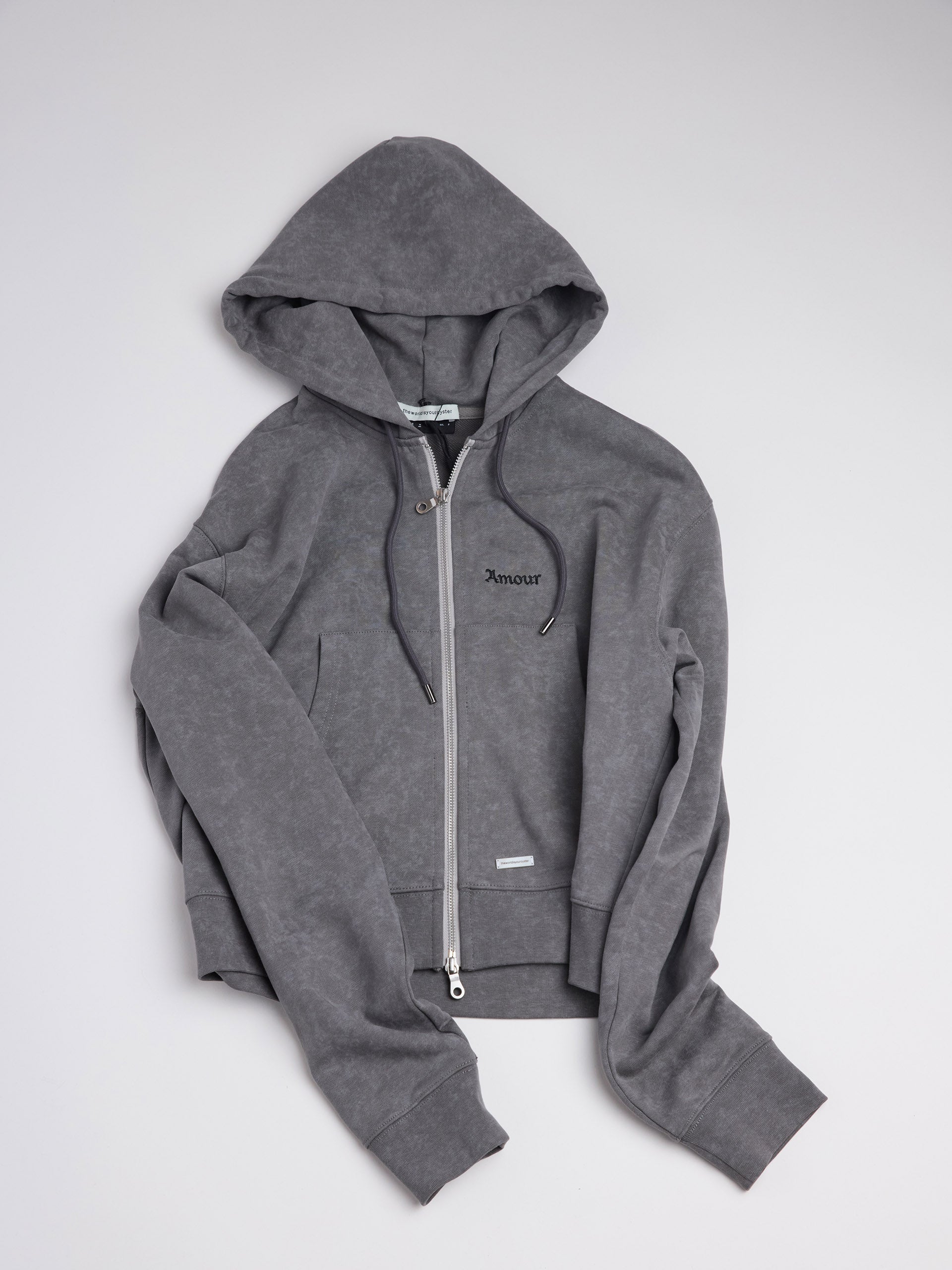AMOUR Cropped Hoodie