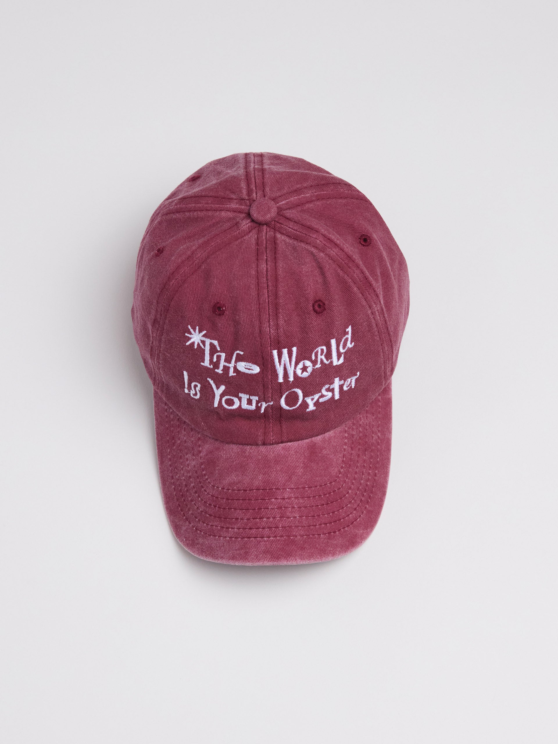 The World Is Your Oyster Washed Cap