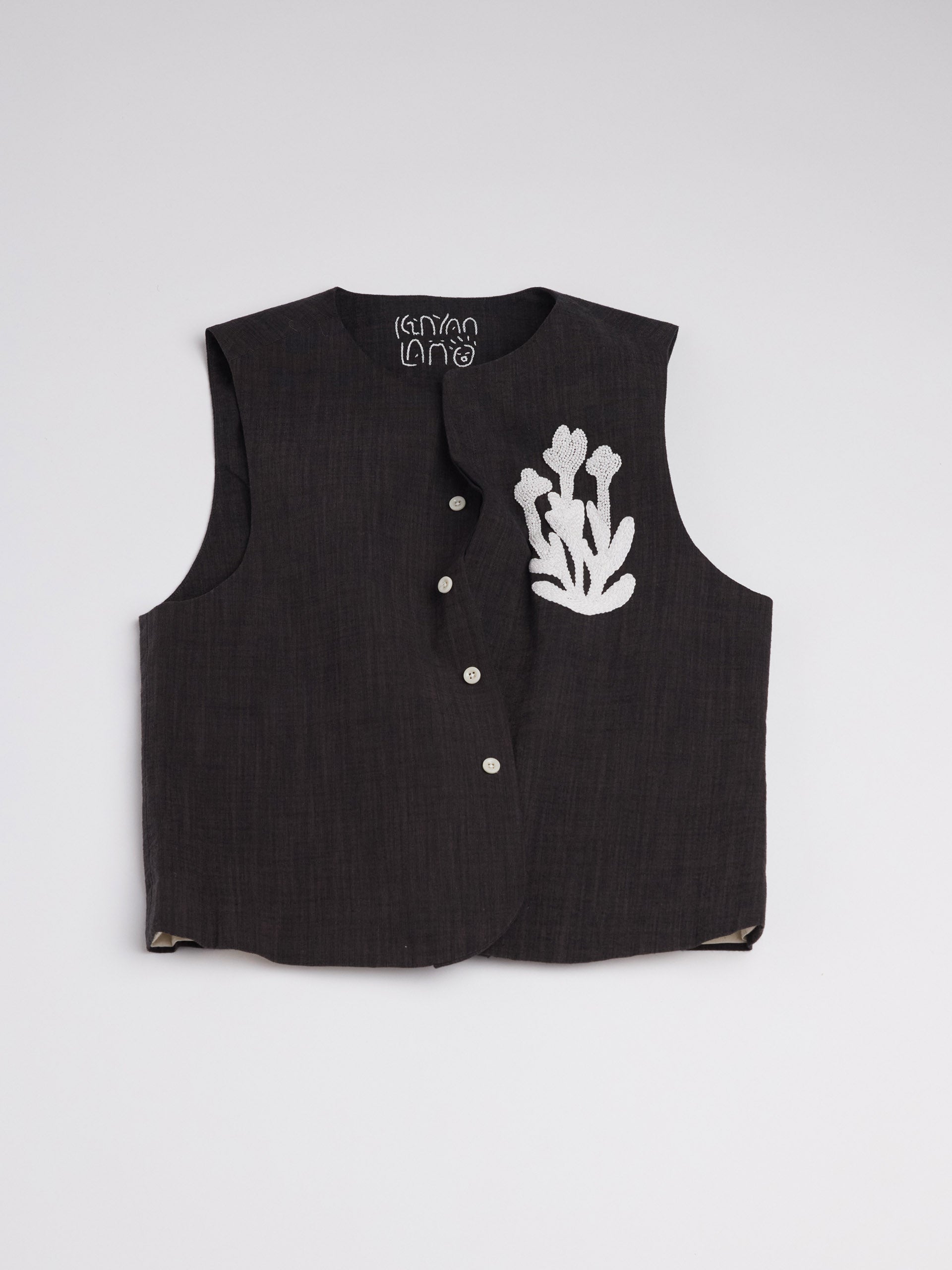 Hand Embroidery Cotton Vest