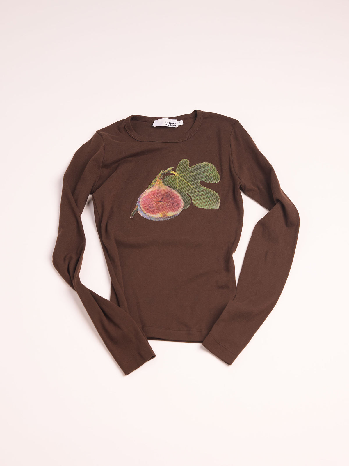 Fig Patch Long Sleeve Tee