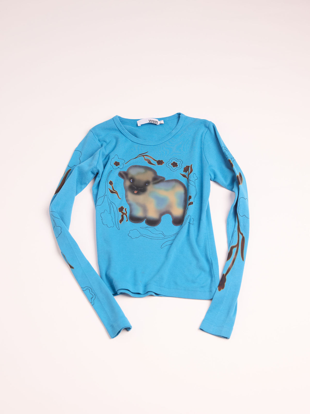 Baby Calf Embroidered Long Sleeve