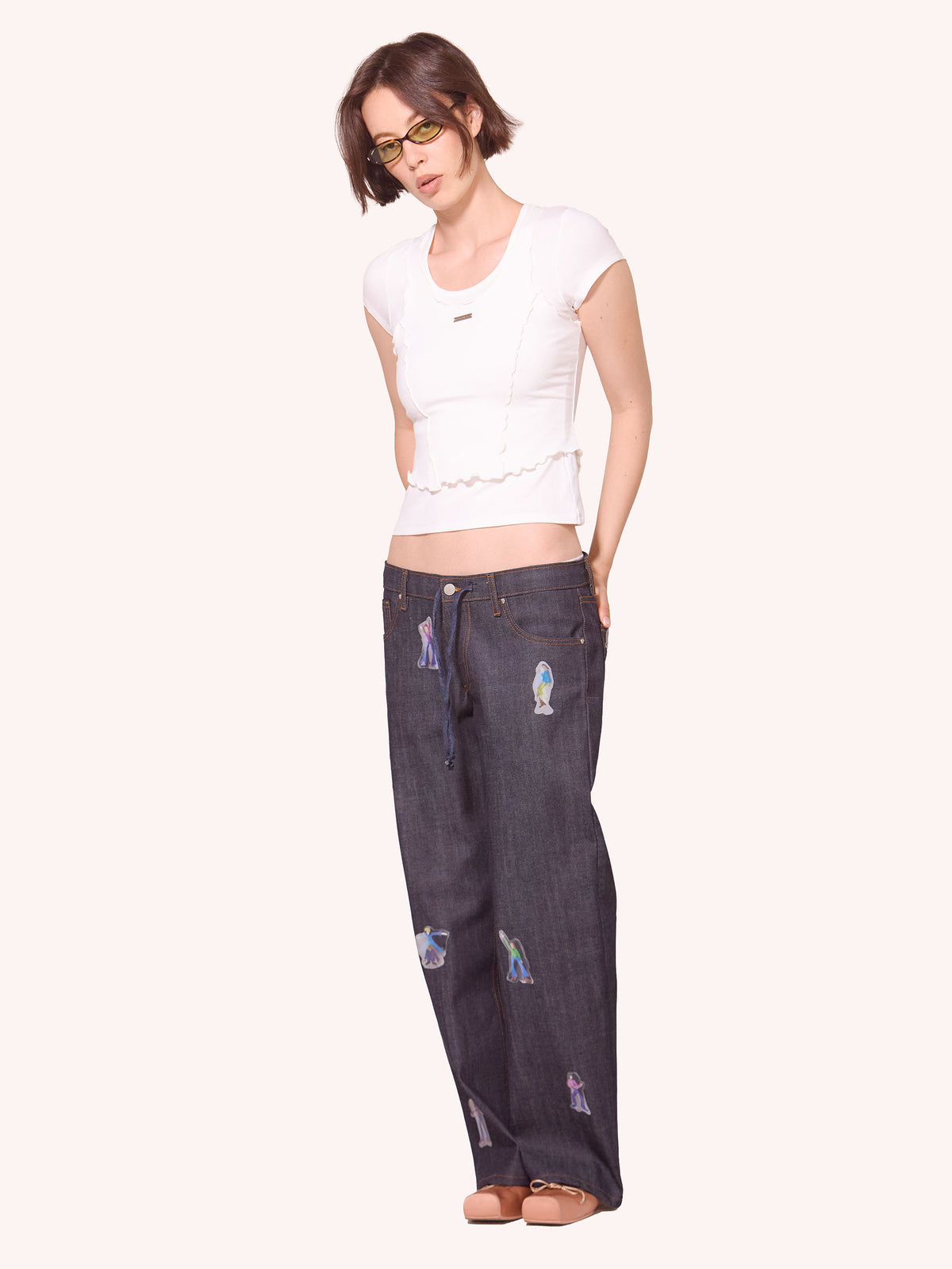 Dancer Patchwork Denim Jeans