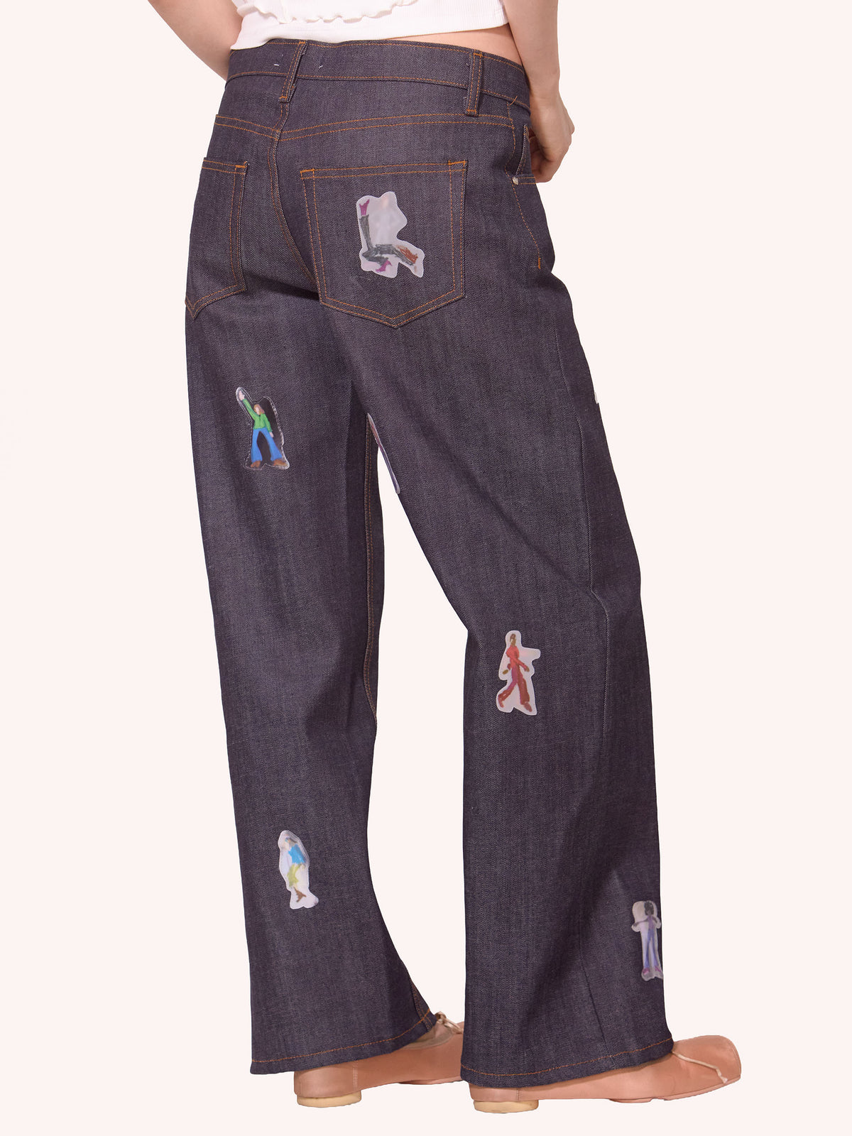 Dancer Patchwork Denim Jeans