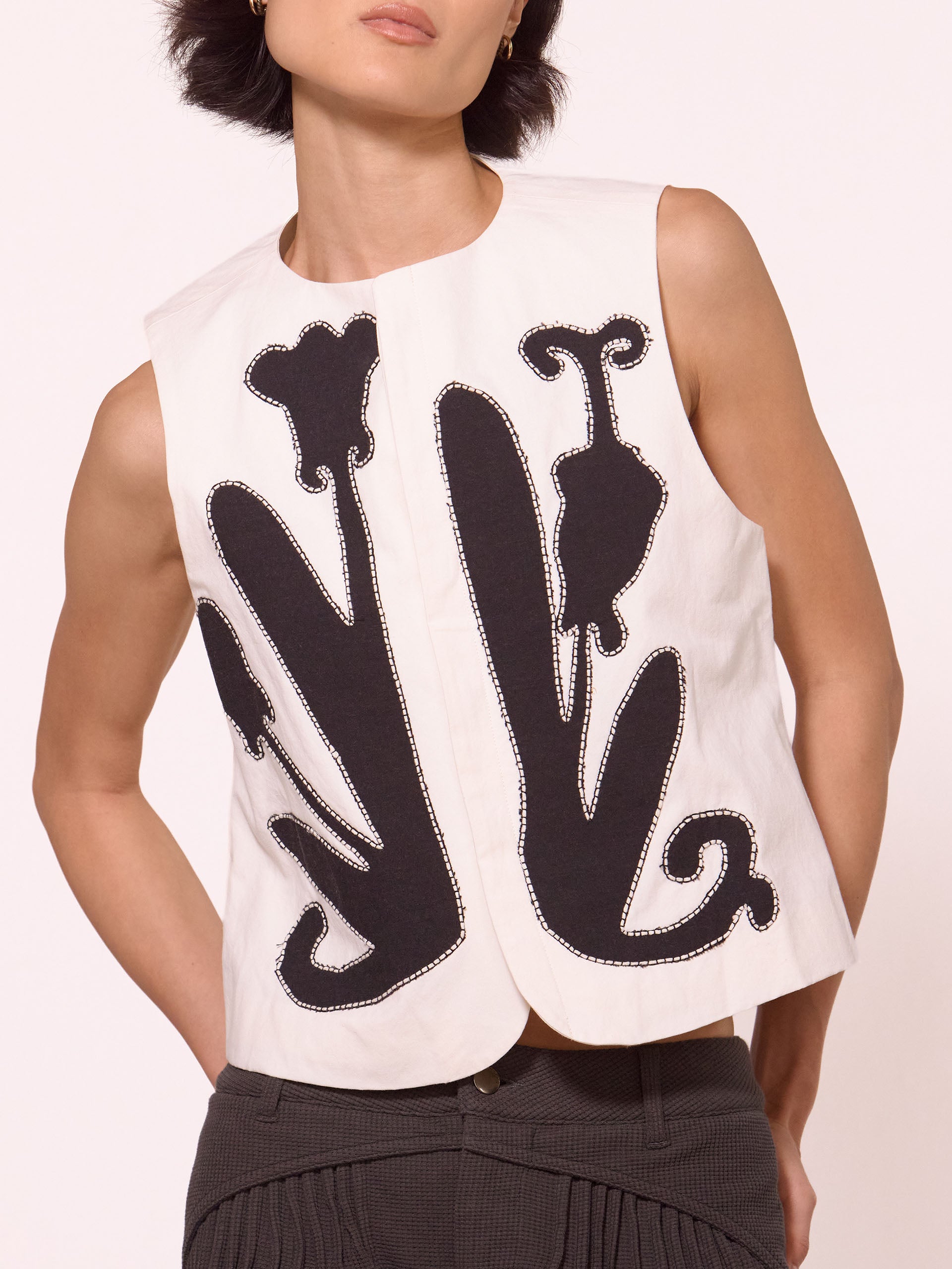 Hand Embroidery Vest – LANG