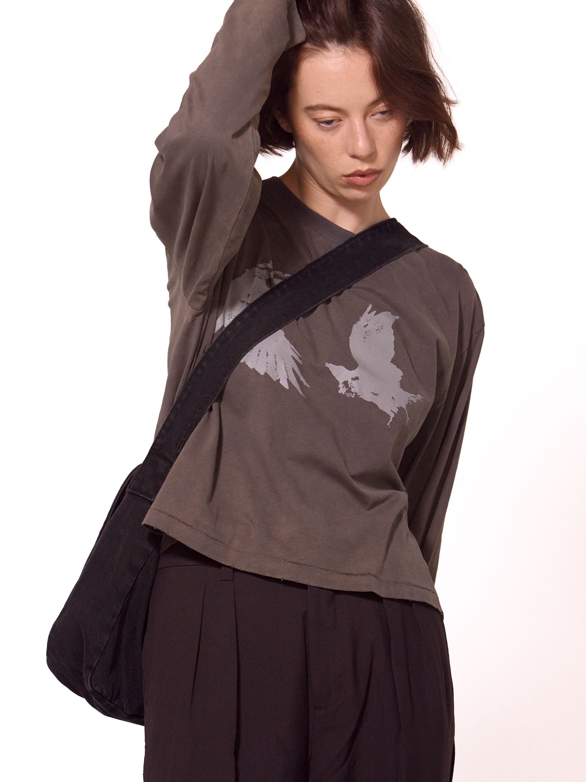 Washed Light Hawk LS Thrift Cut T-shirt