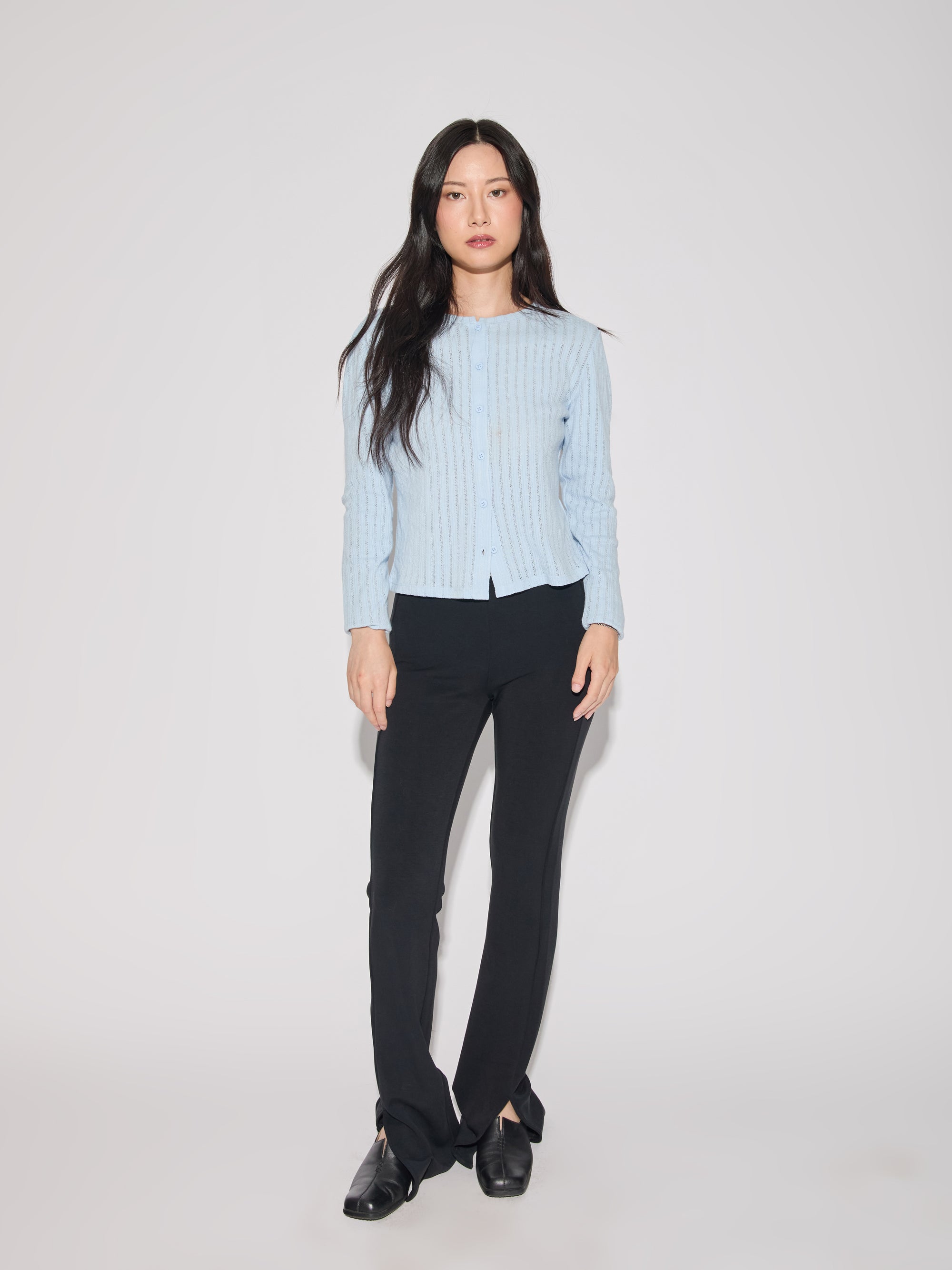 Pointelle Cardigan