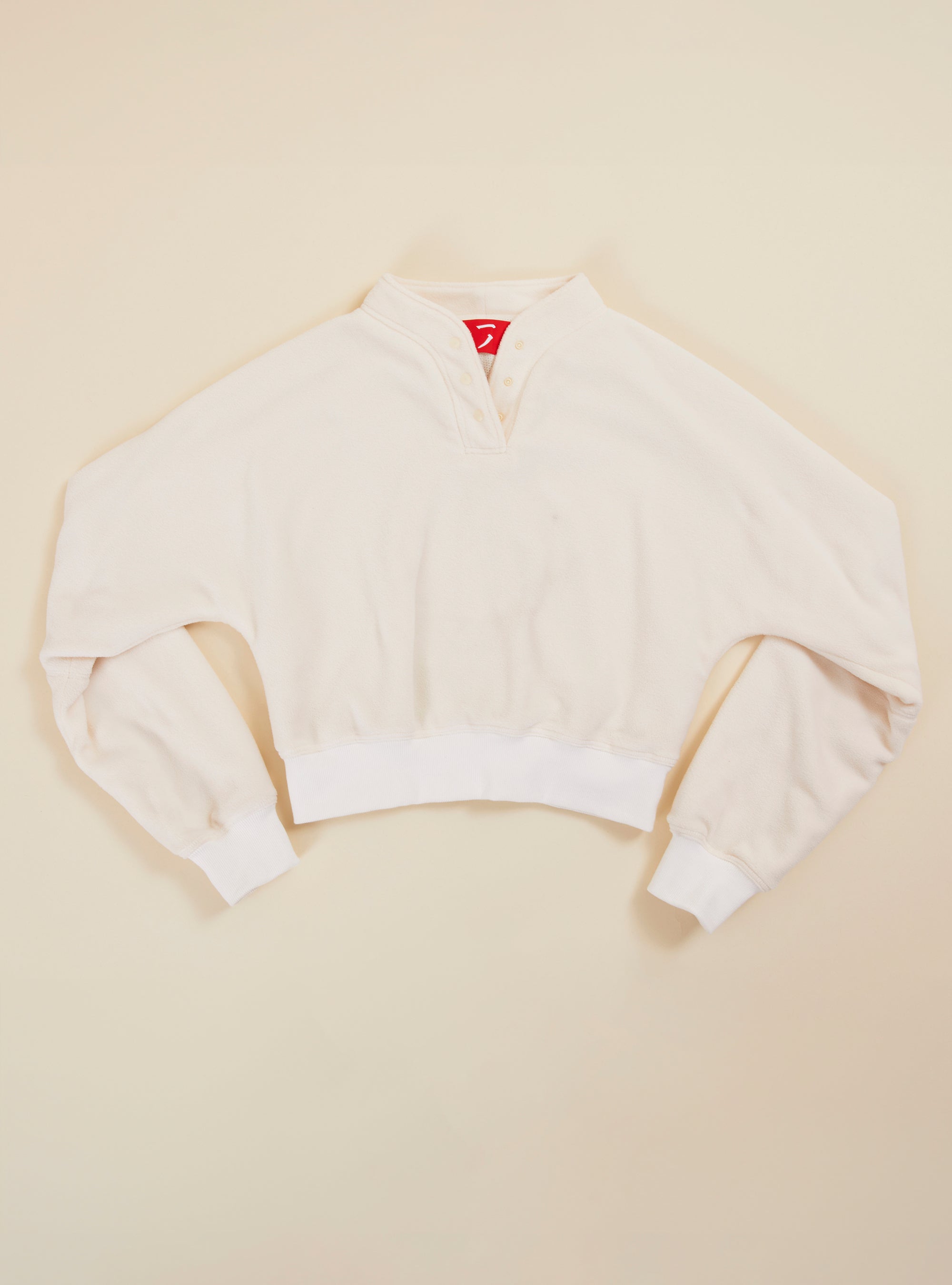 Cropped Fleece Sweater