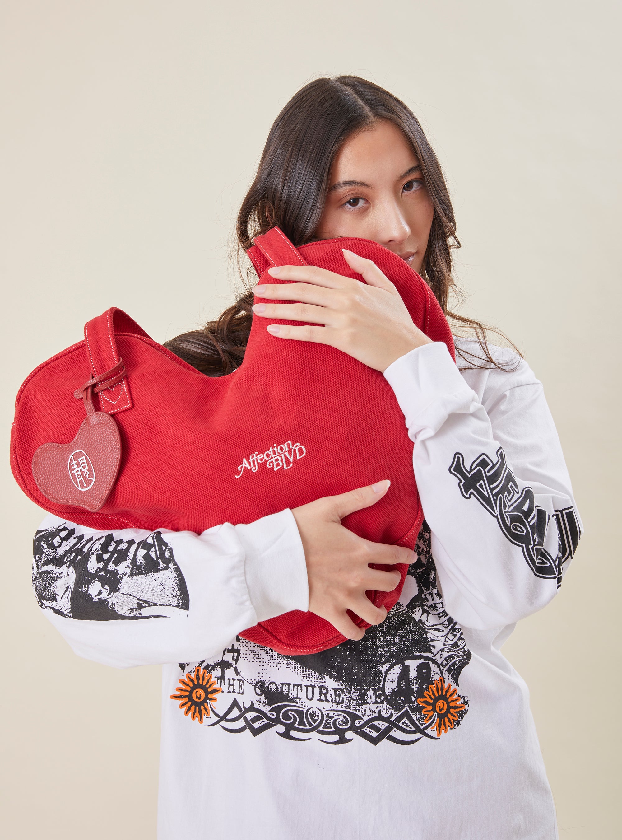 *EXCLUSIVE* Red Go With Your Heart Bag