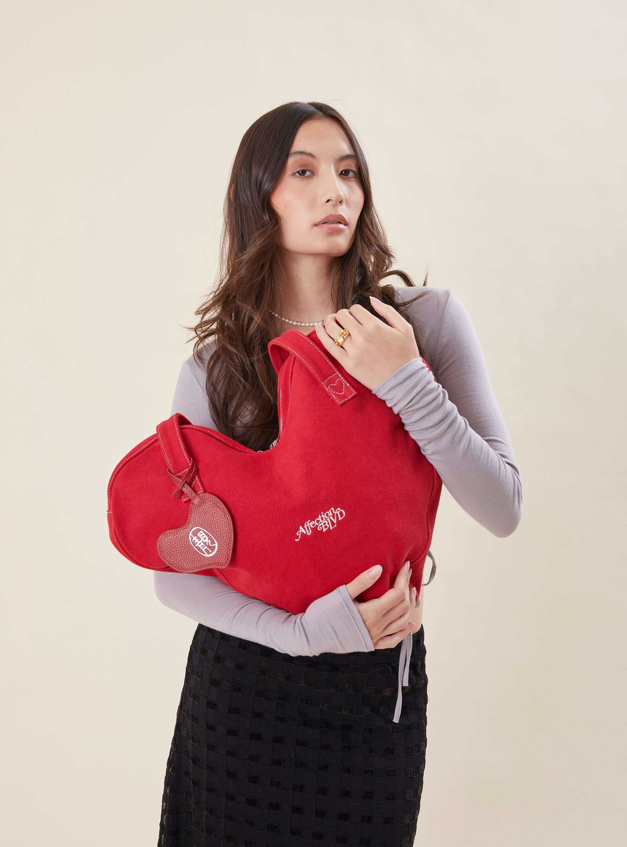 *EXCLUSIVE* Red Go With Your Heart Bag