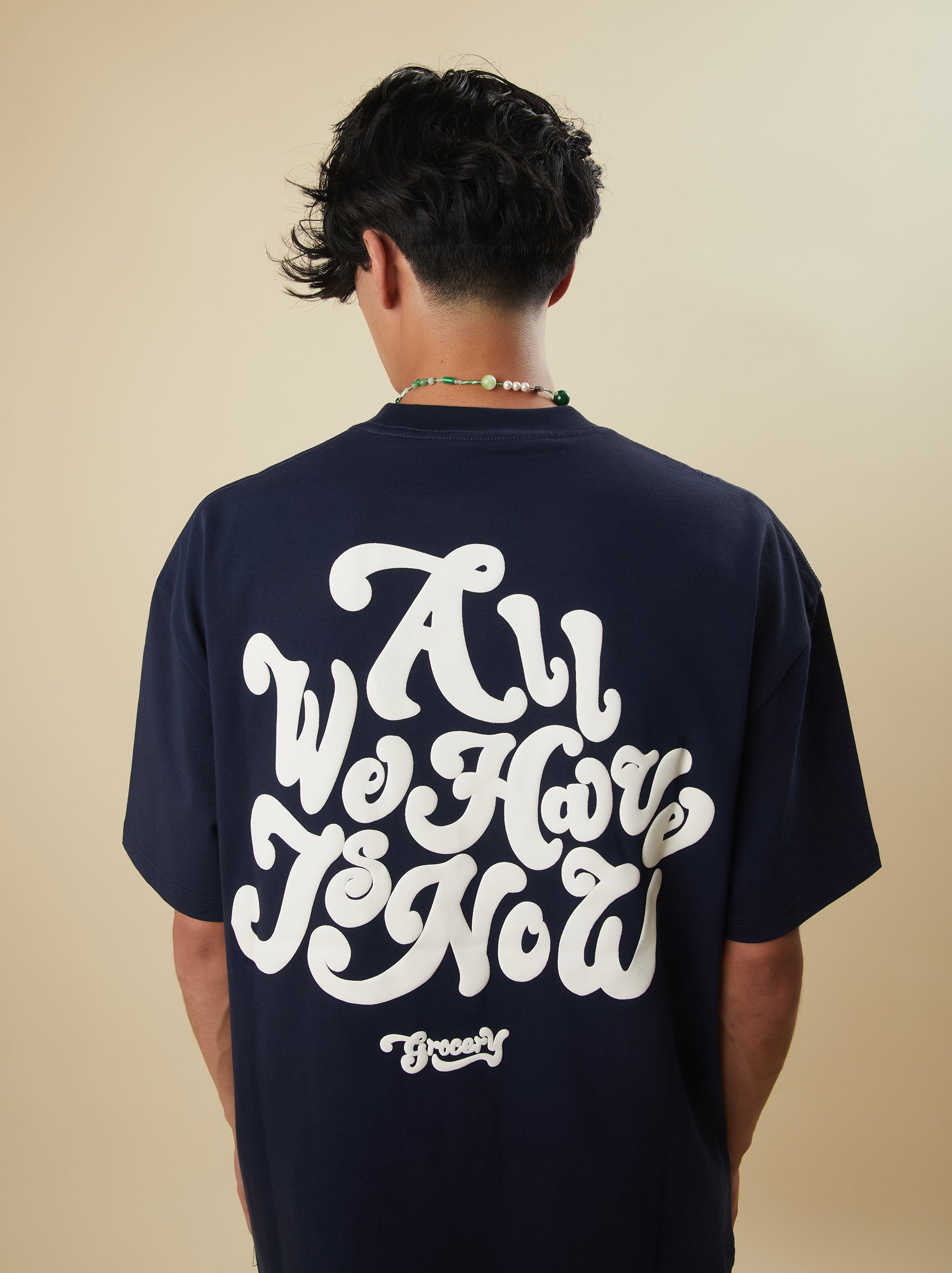All We Have Is Now Puff Slogan Tee
