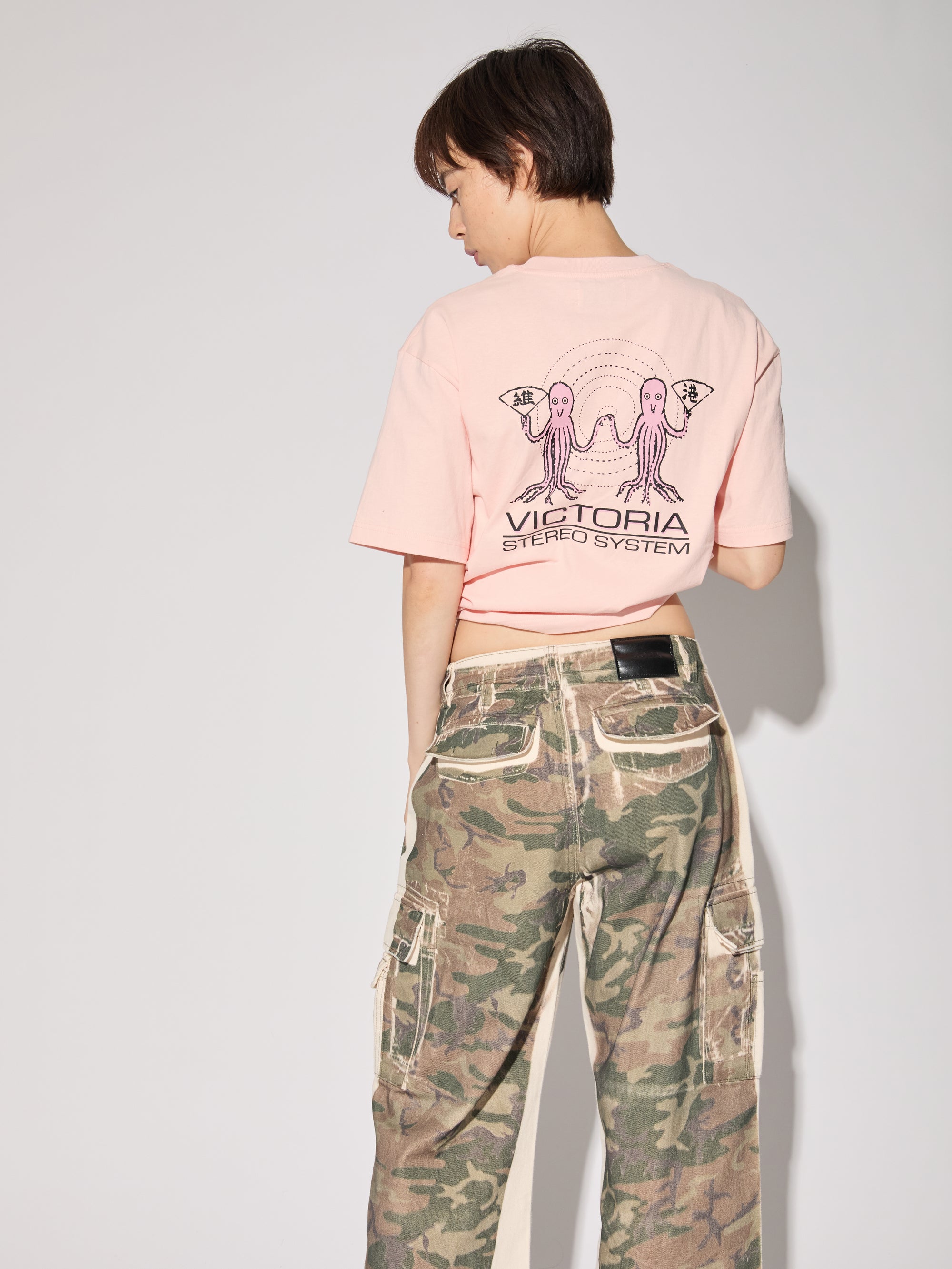 Offset Camo Dropped Cargo Jeans