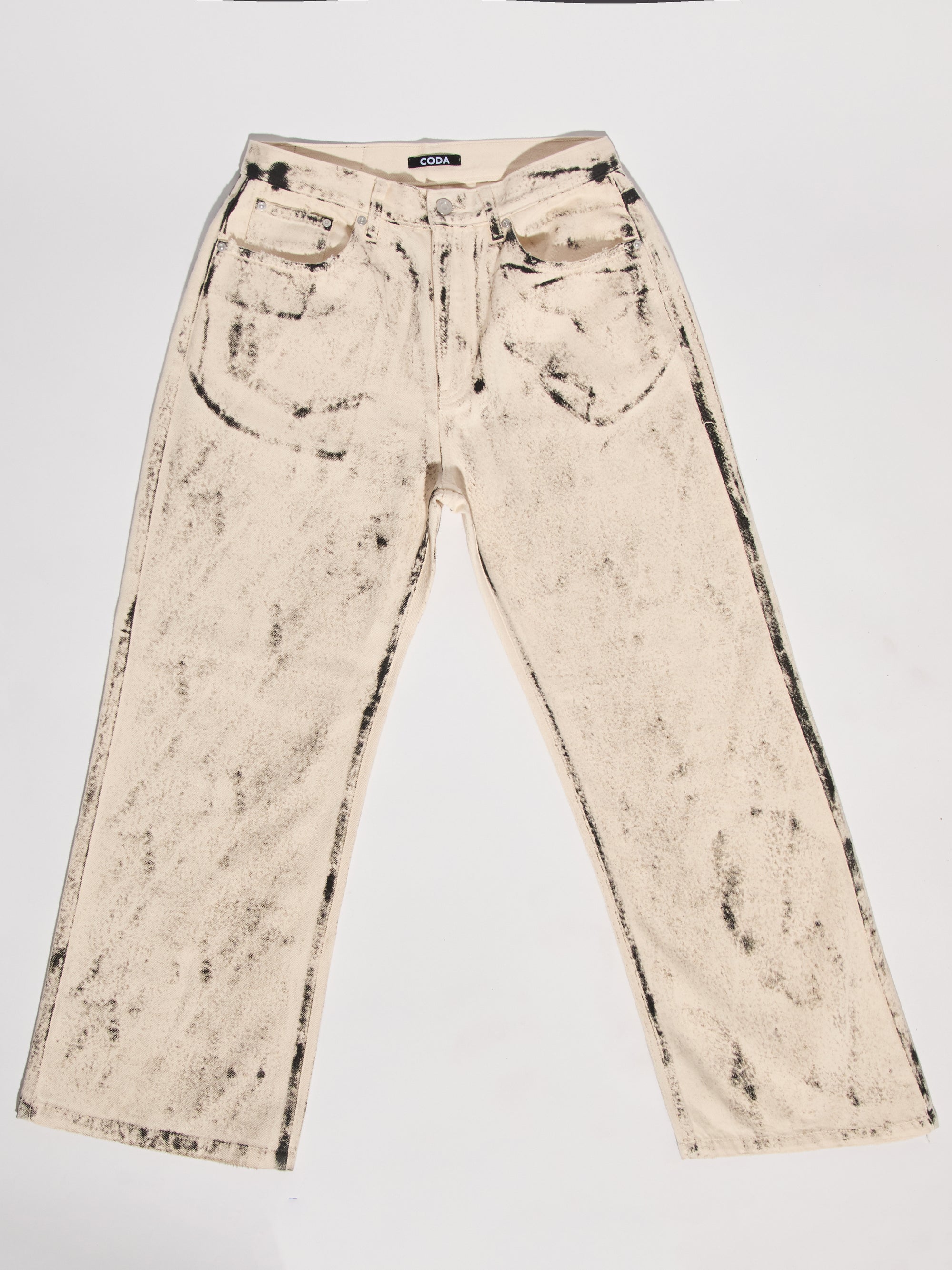 Dual Exposure Break Cut Straight Jeans