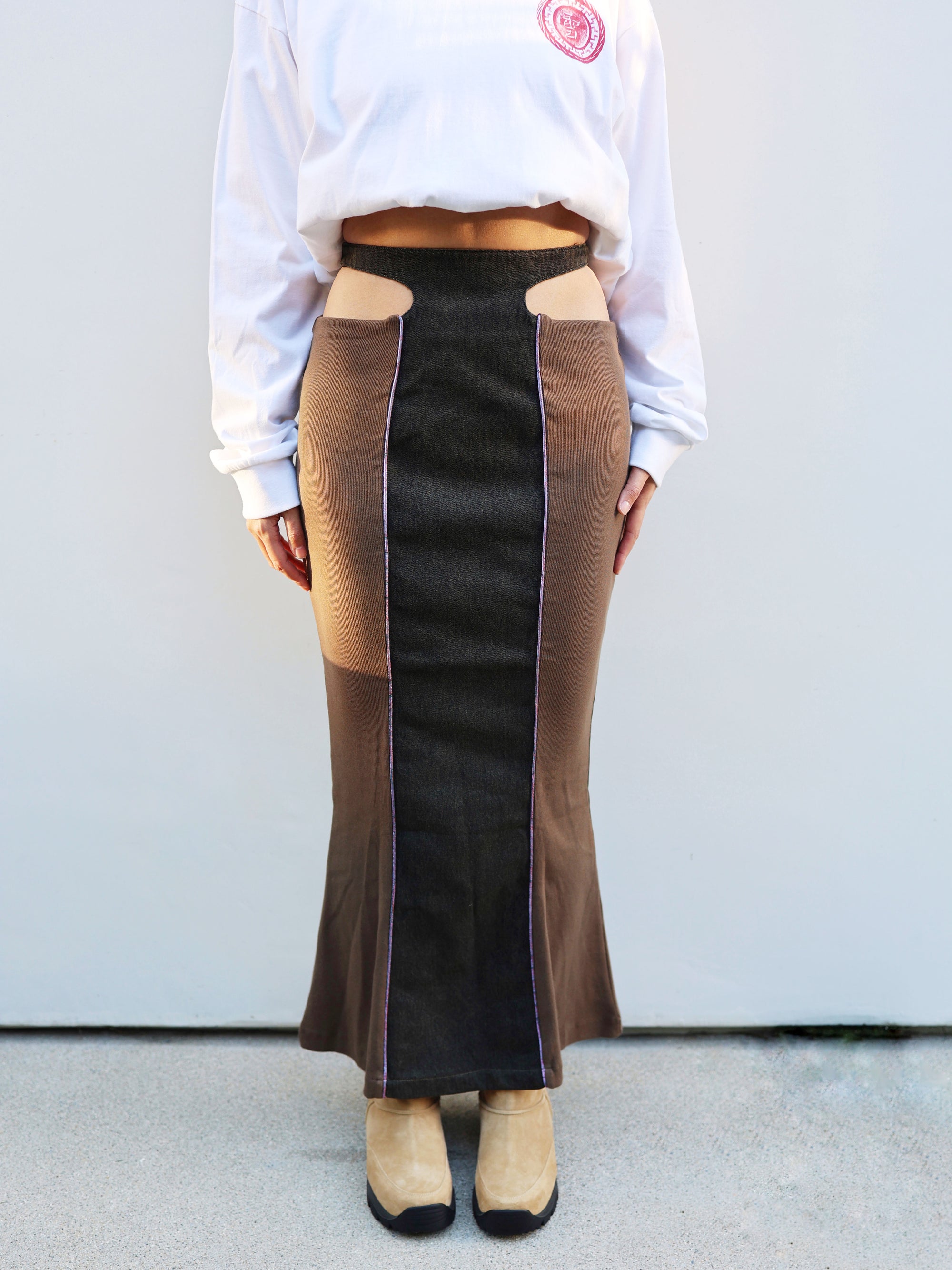 Mi Cutout Maxi Skirt