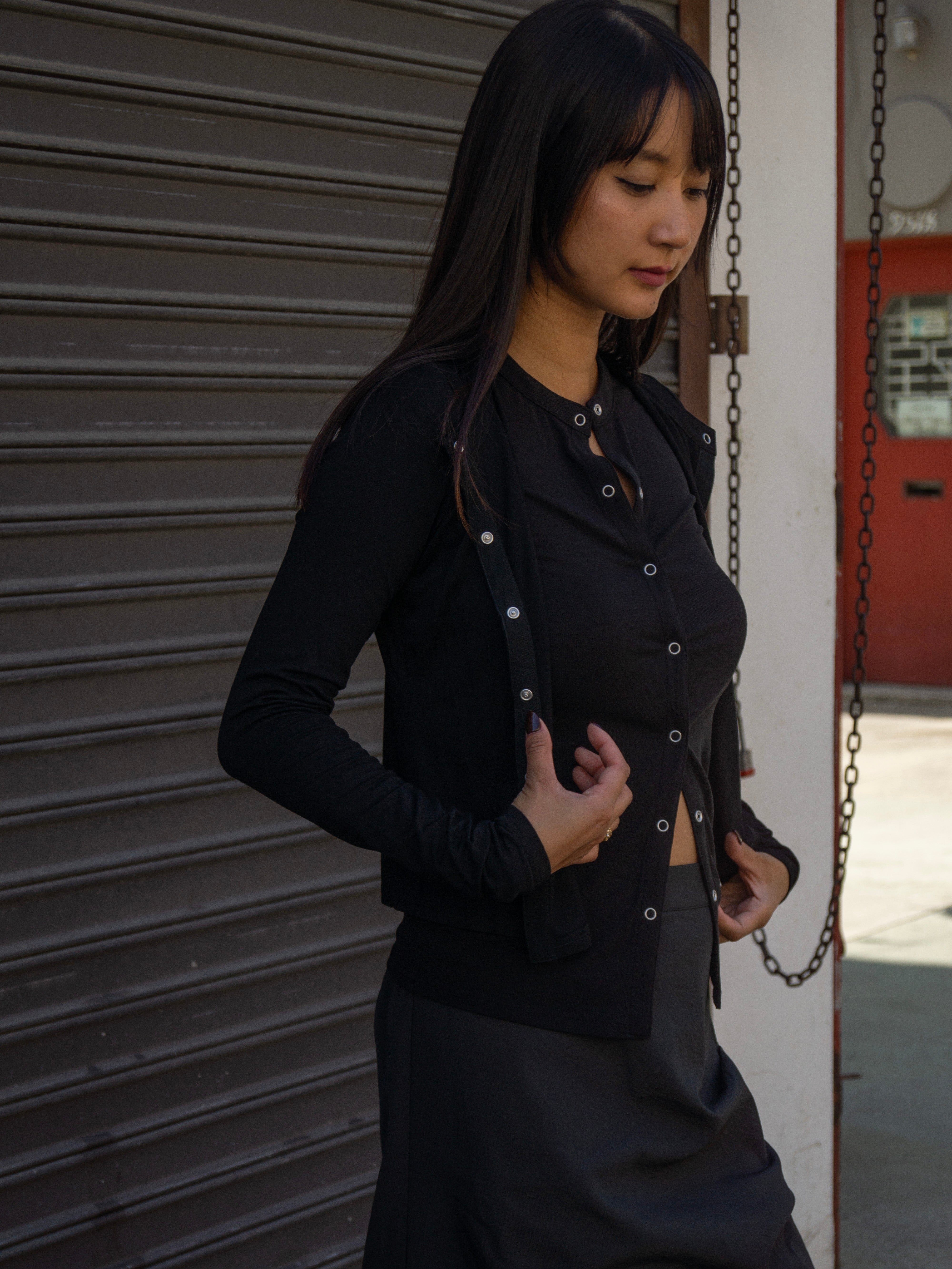 Snap Cardigan – LANG