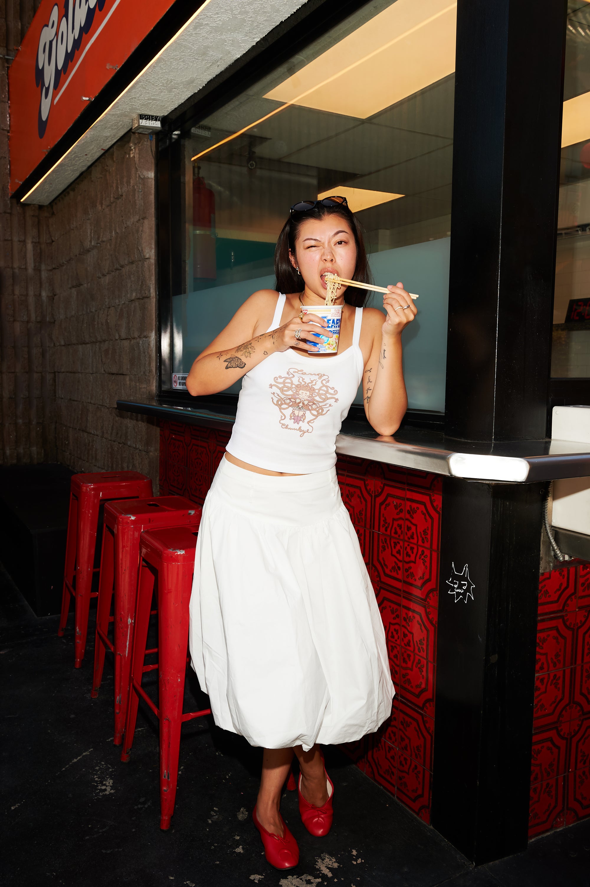 LANG x Chunky “Night of Noodles” Tank