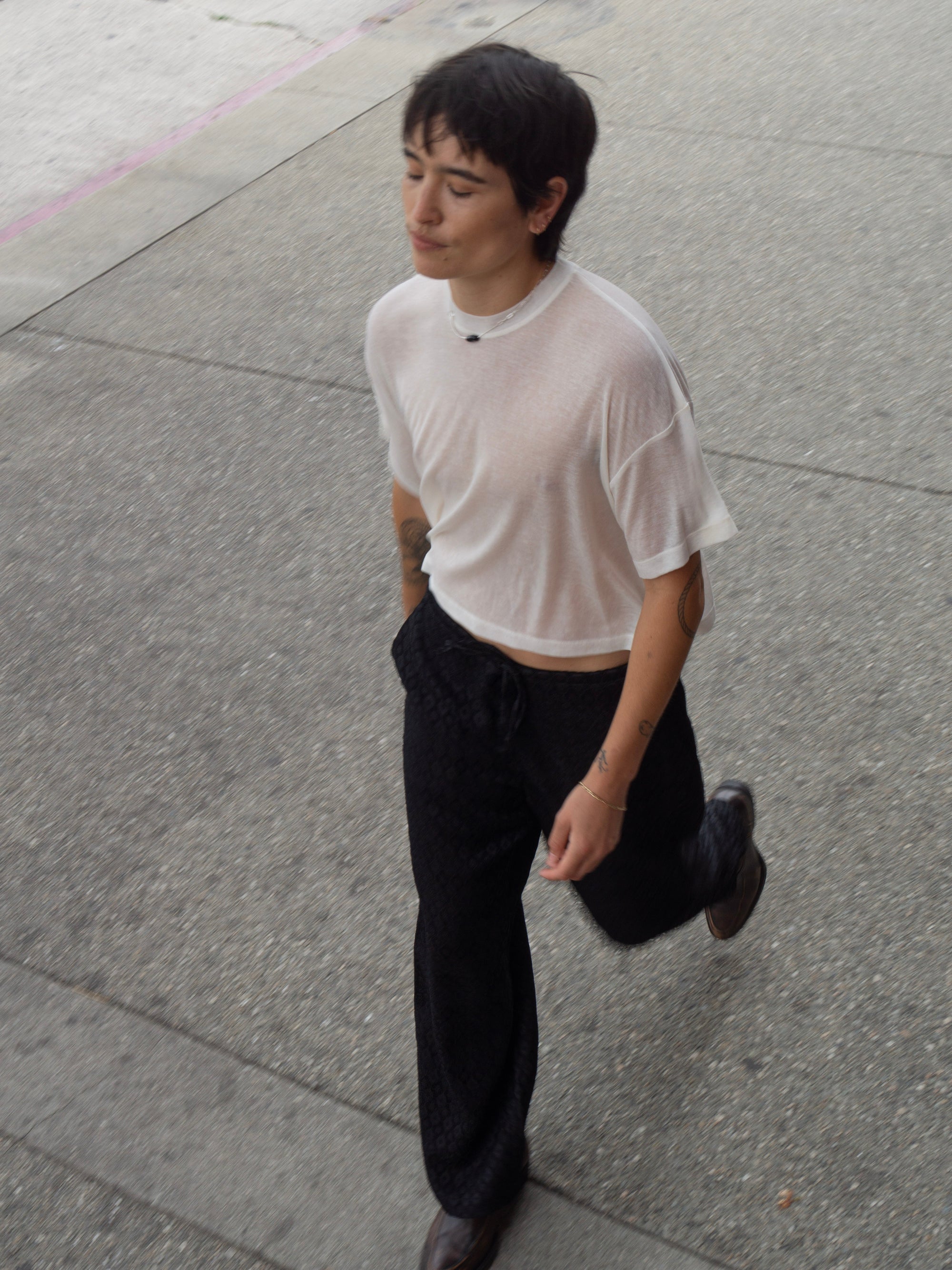 Lyocell Wool Short Sleeve Tee