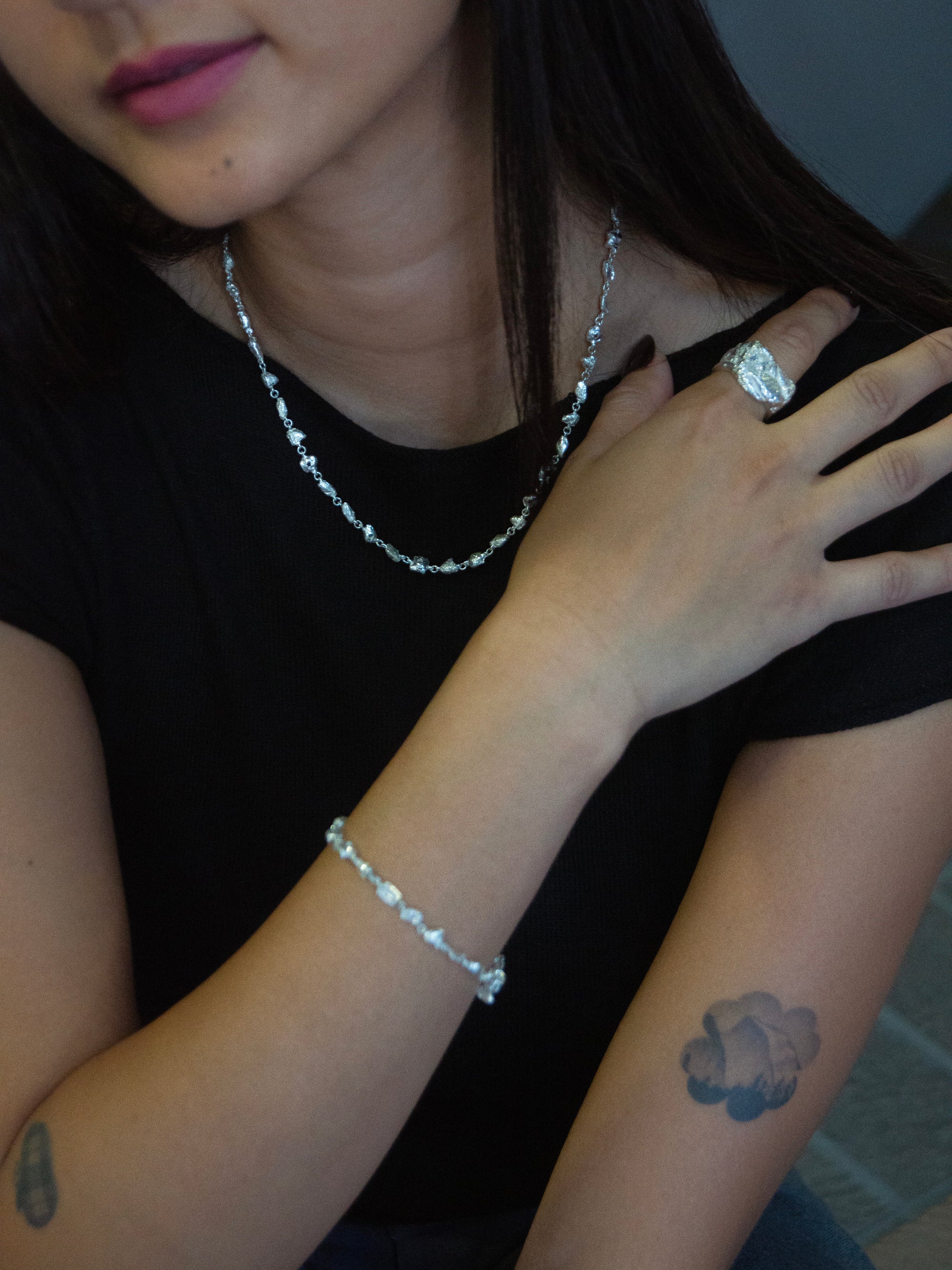*EXCLUSIVE* Glass Fortune Cookie Pearl Necklace