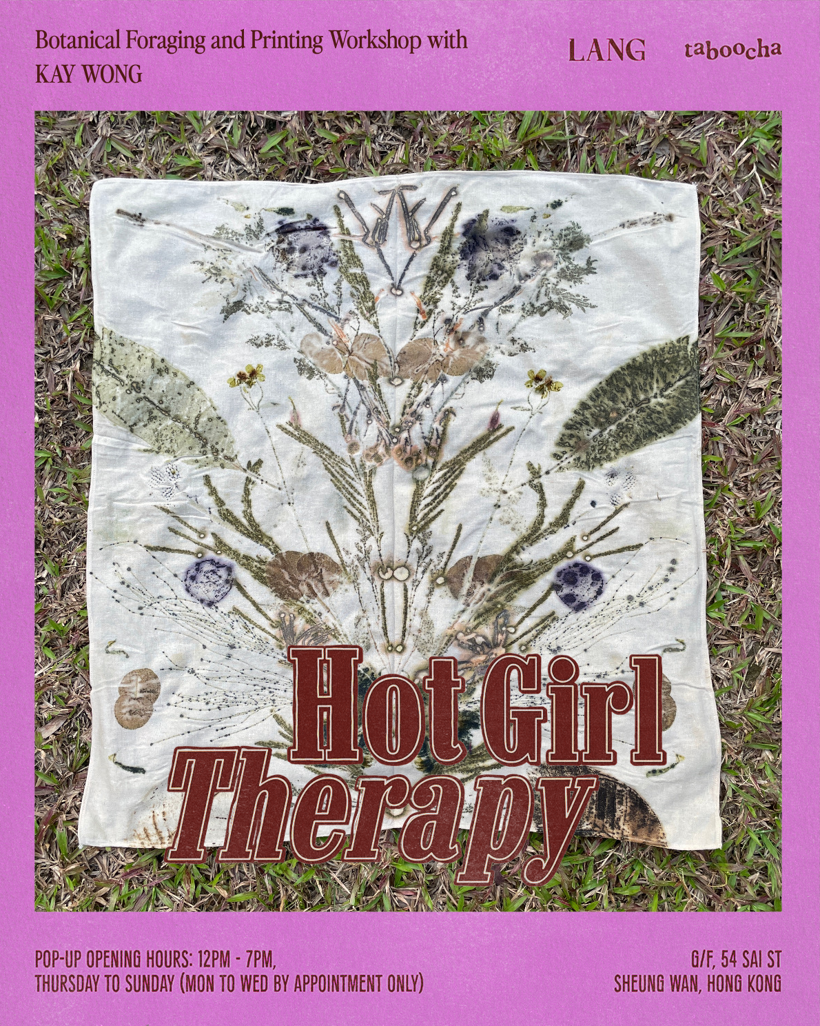 Botanical Foraging and Printing Workshop with  KAY WONG