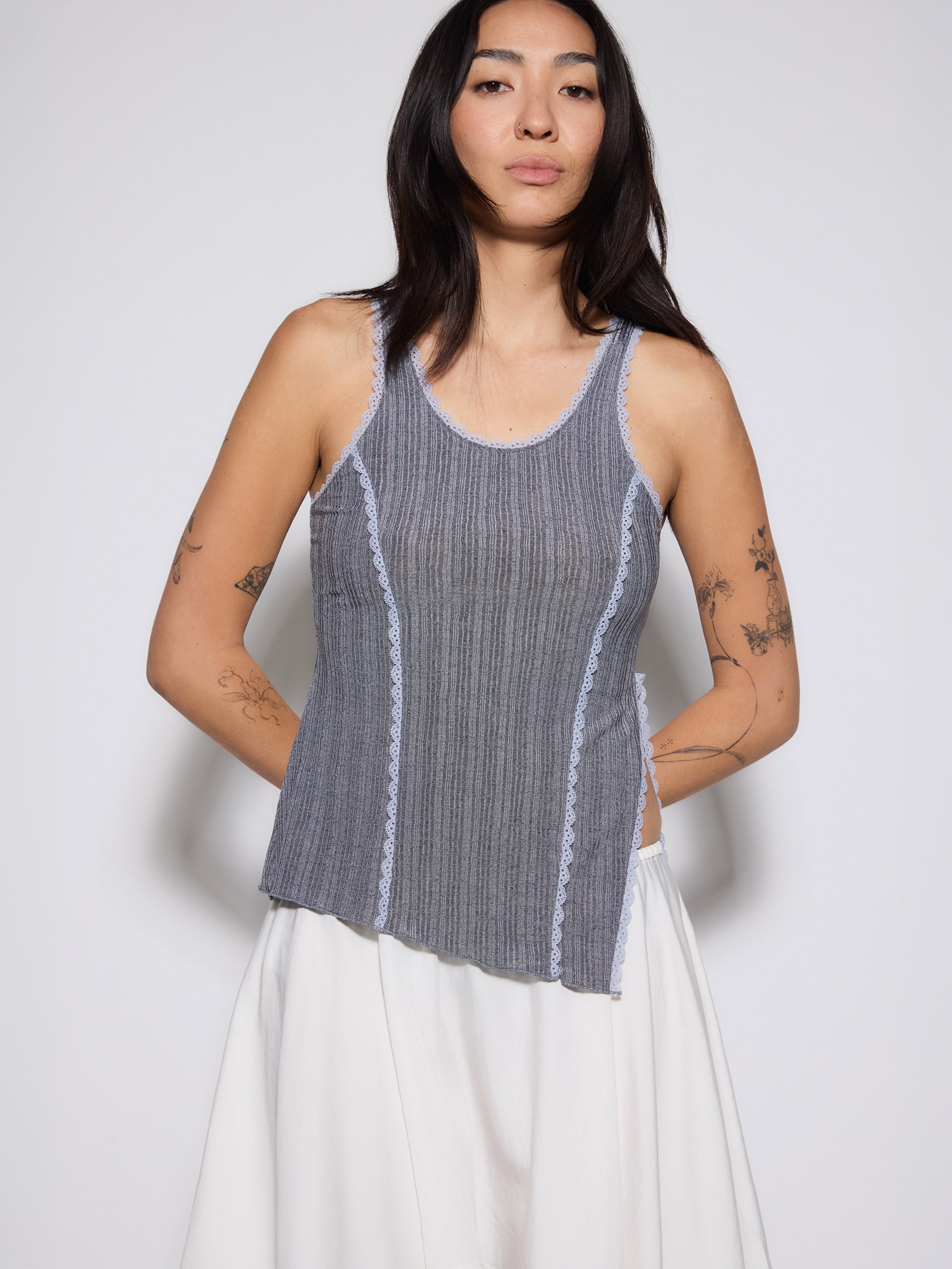 Sophie Lace Trim Tank Top