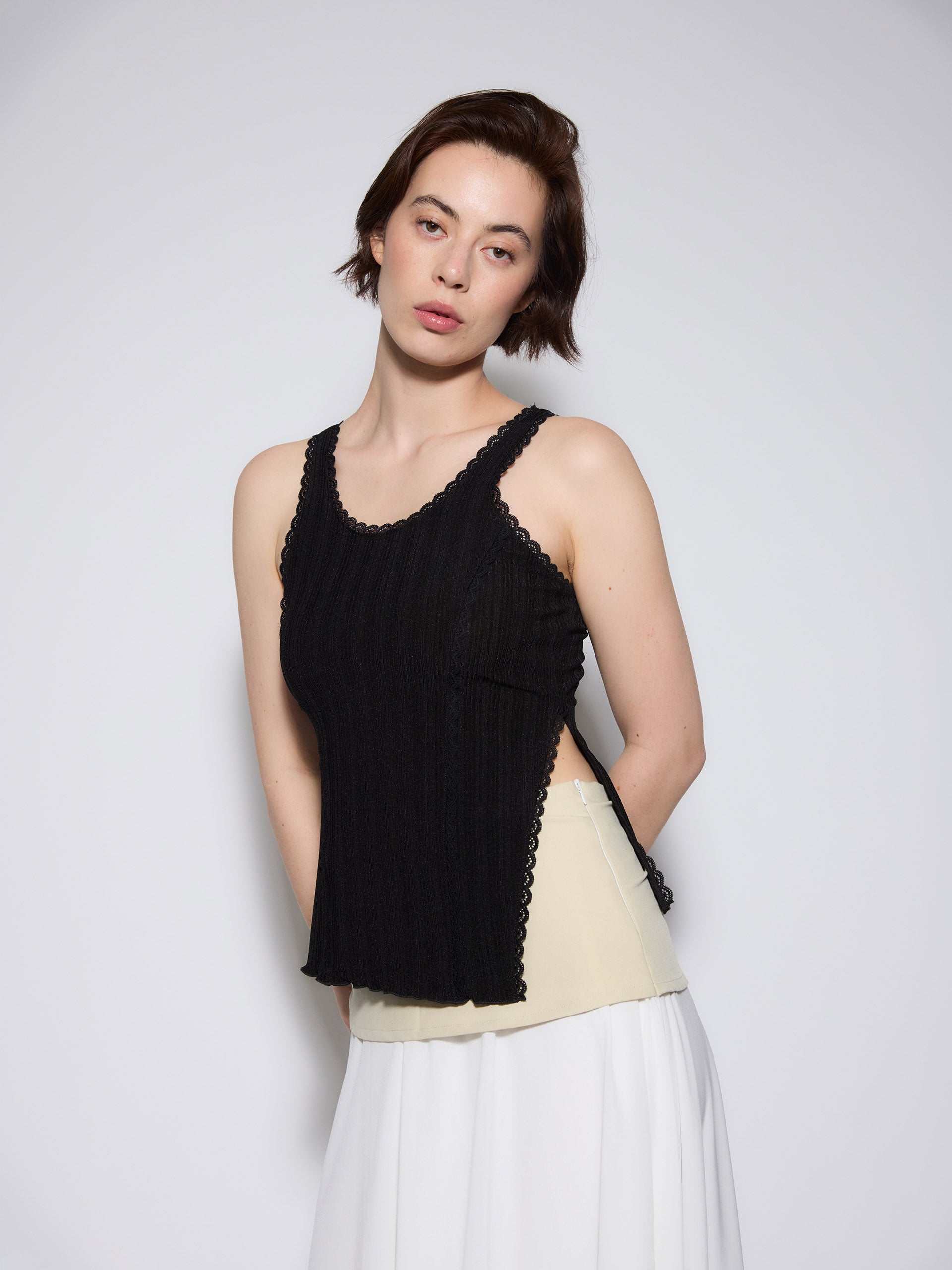 Sophie Lace Trim Tank Top